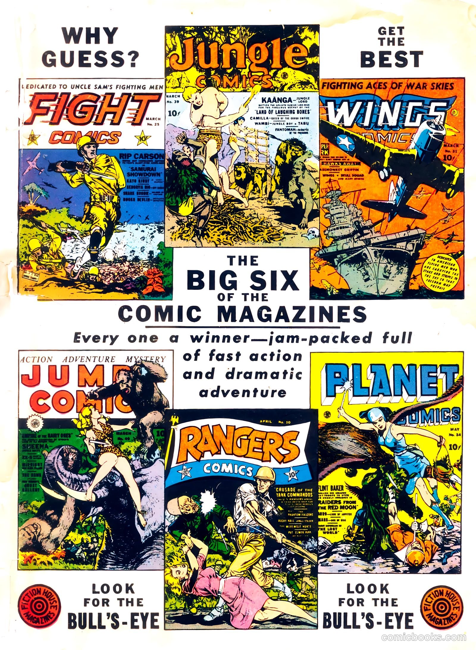 Wings Comics #31 — page 66 of 67