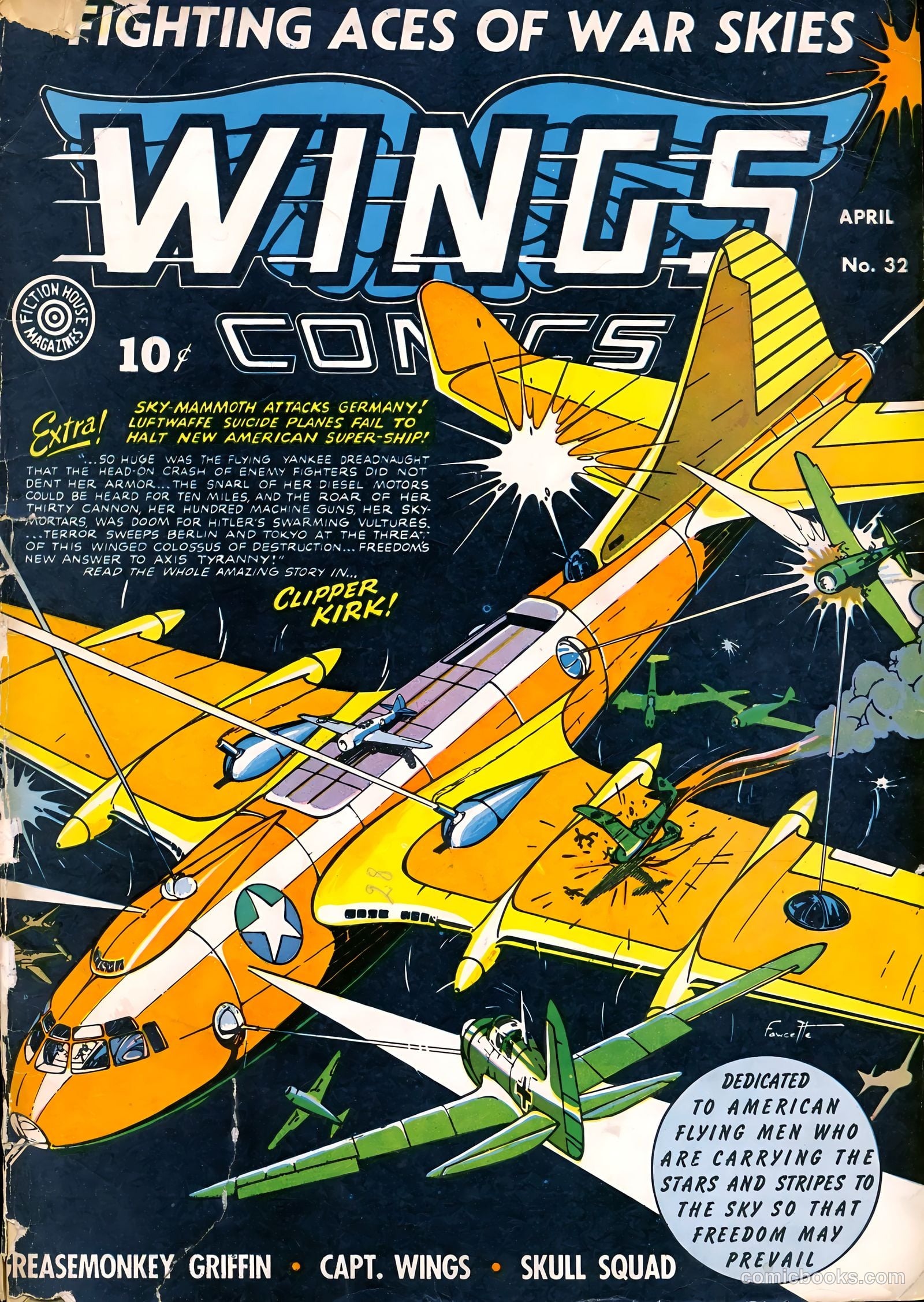 Wings Comics #32 — page 1 of 68