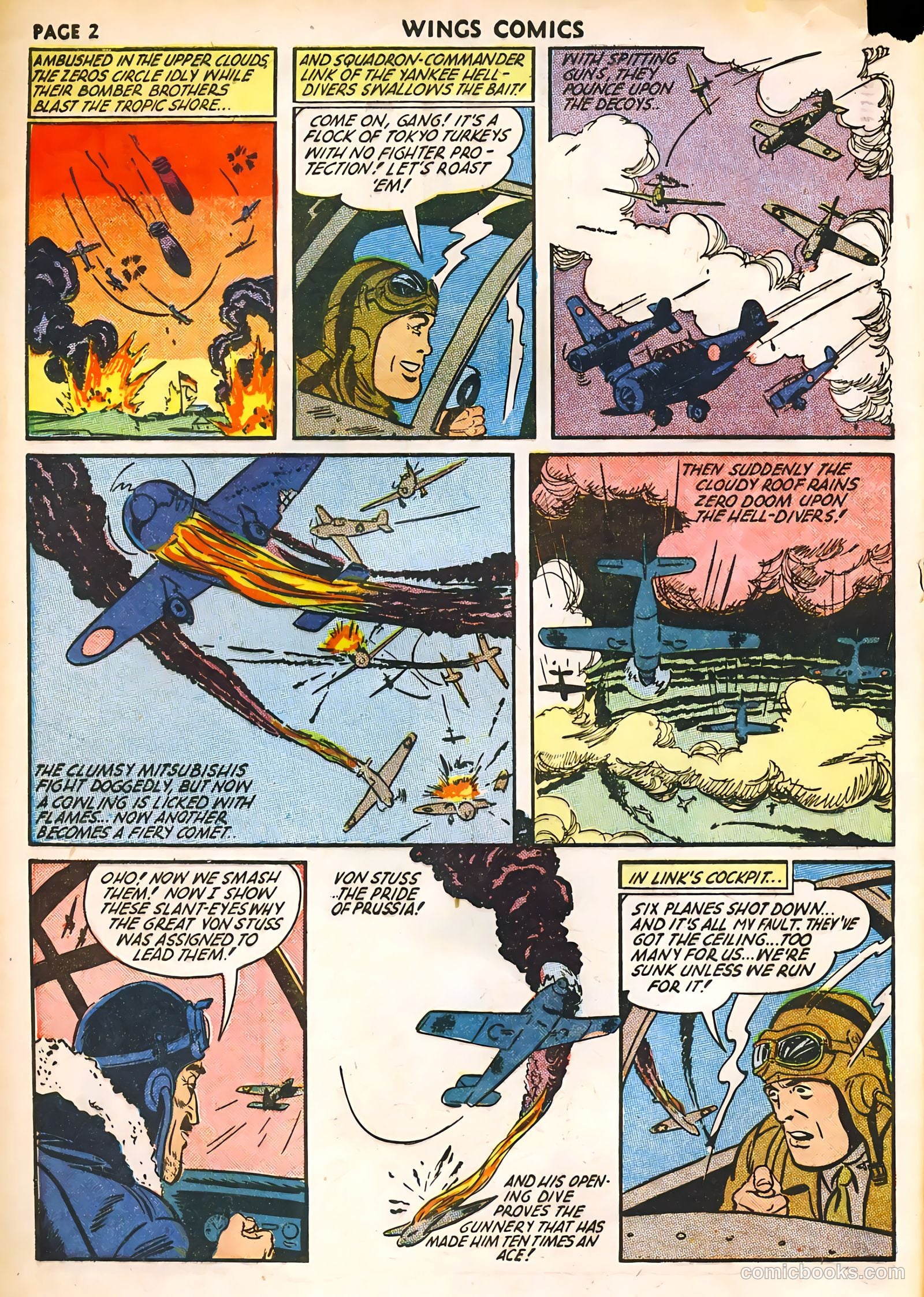 Wings Comics #32 — page 4 of 68
