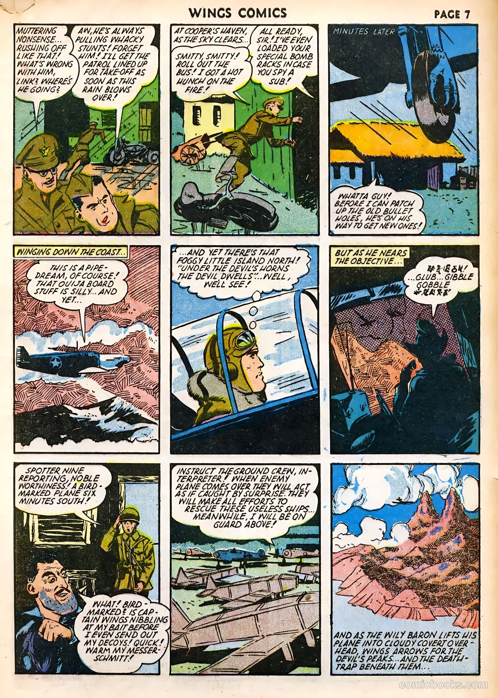 Wings Comics #32 — page 9 of 68