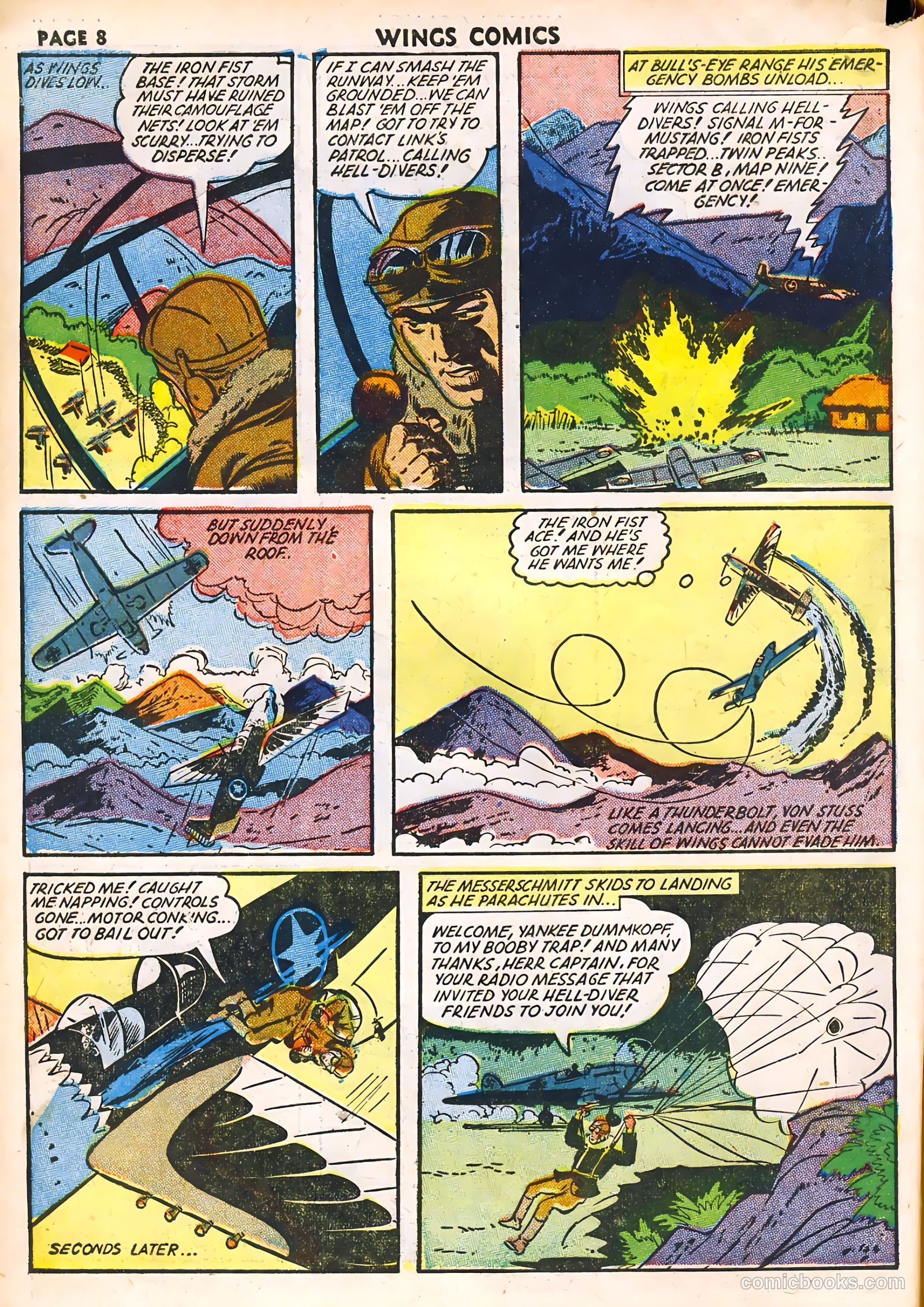 Wings Comics #32 — page 10 of 68
