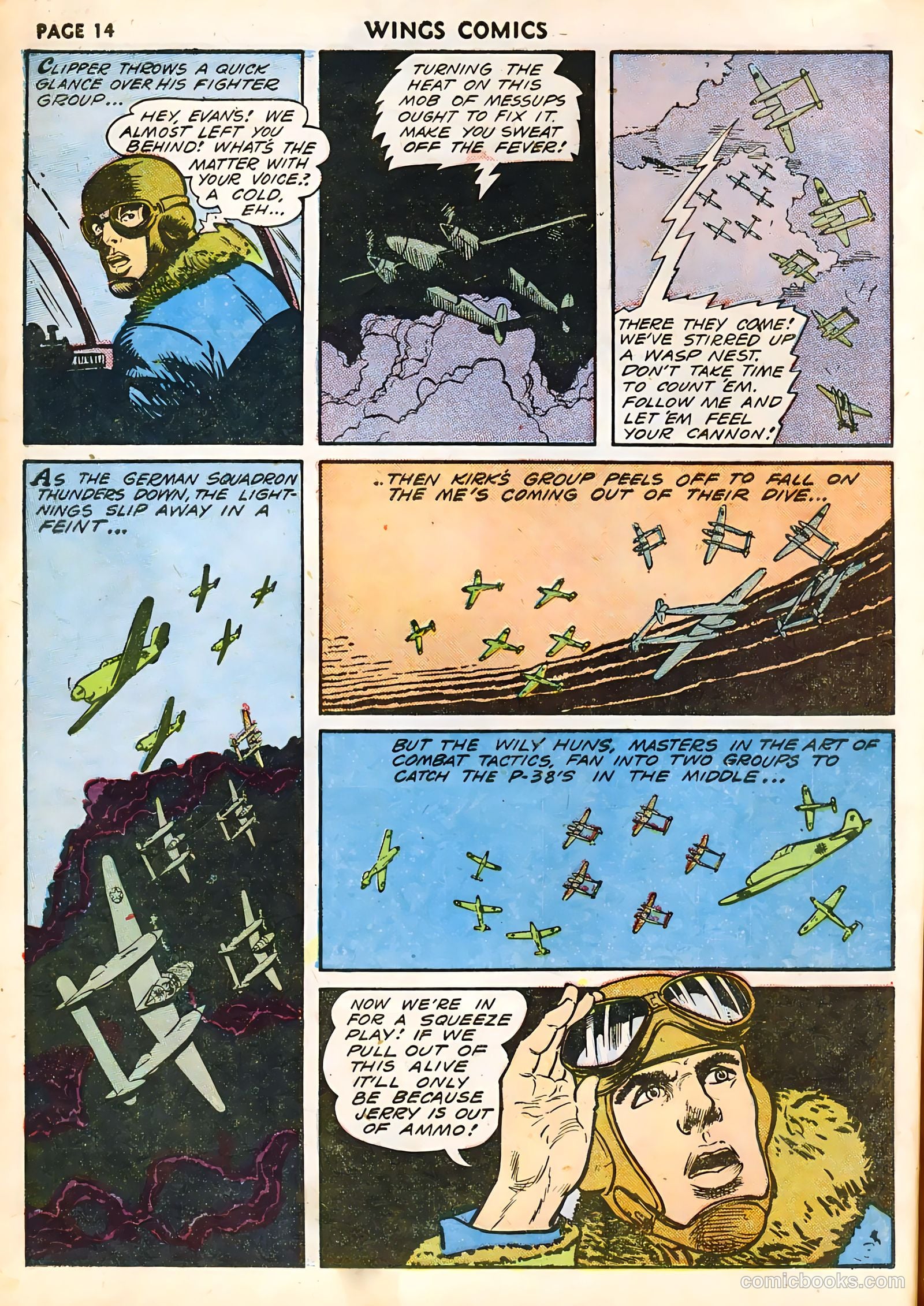 Wings Comics #32 — page 16 of 68