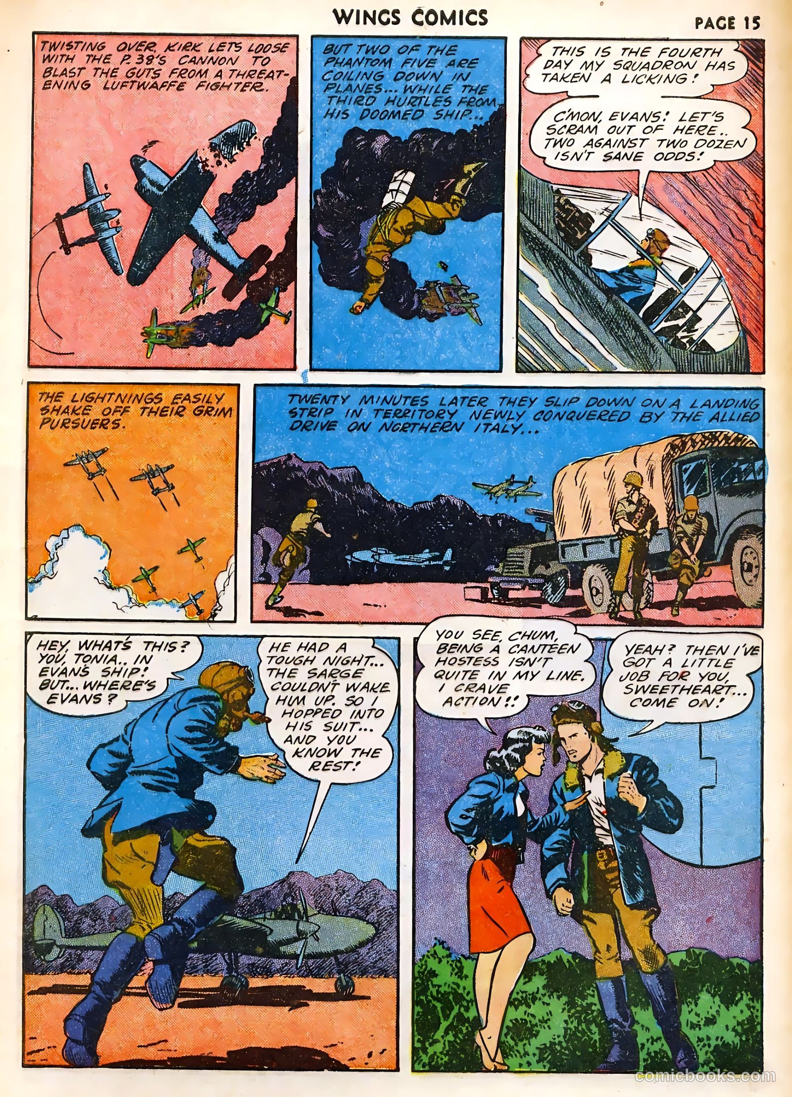 Wings Comics #32 — page 17 of 68