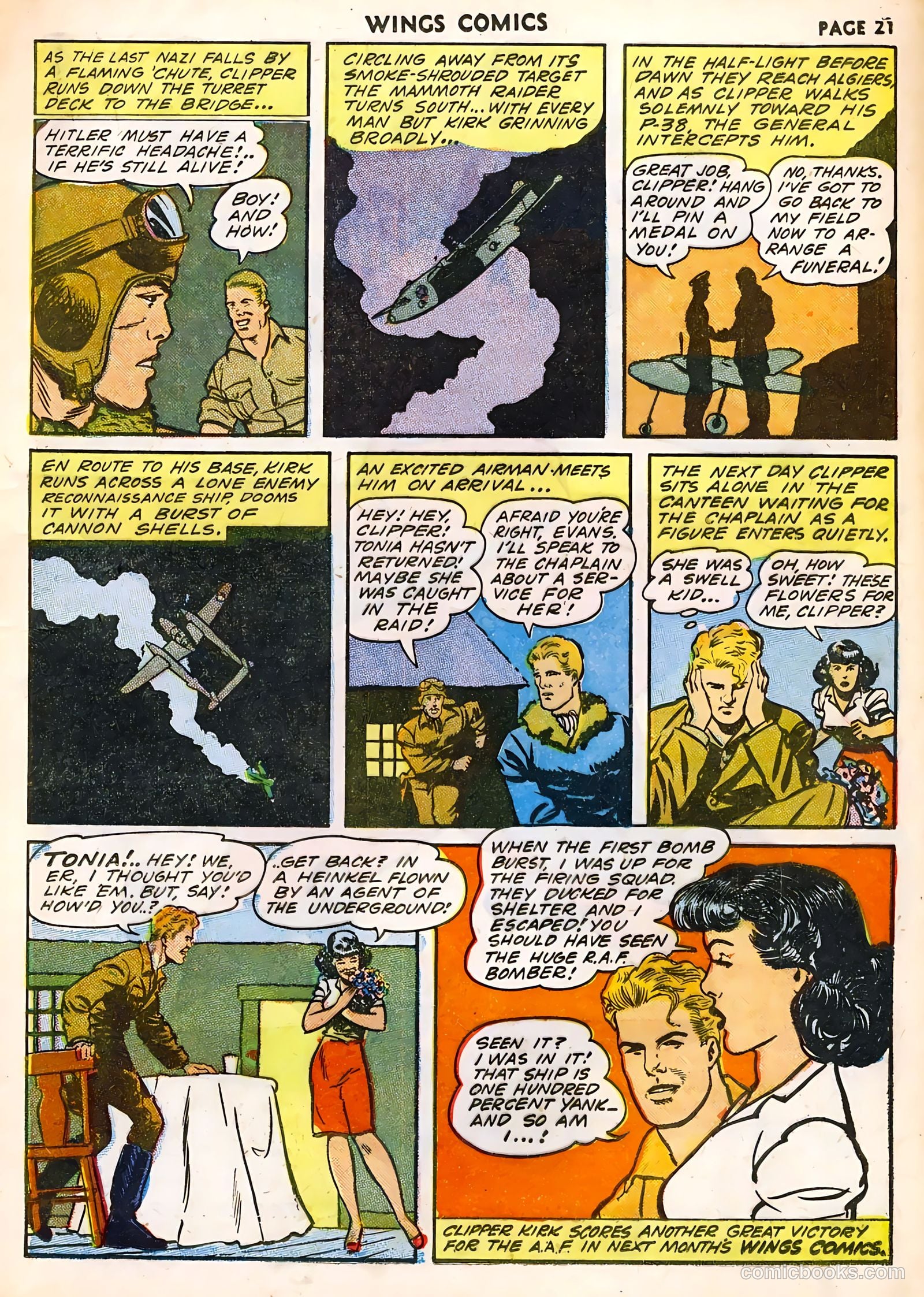 Wings Comics #32 — page 23 of 68