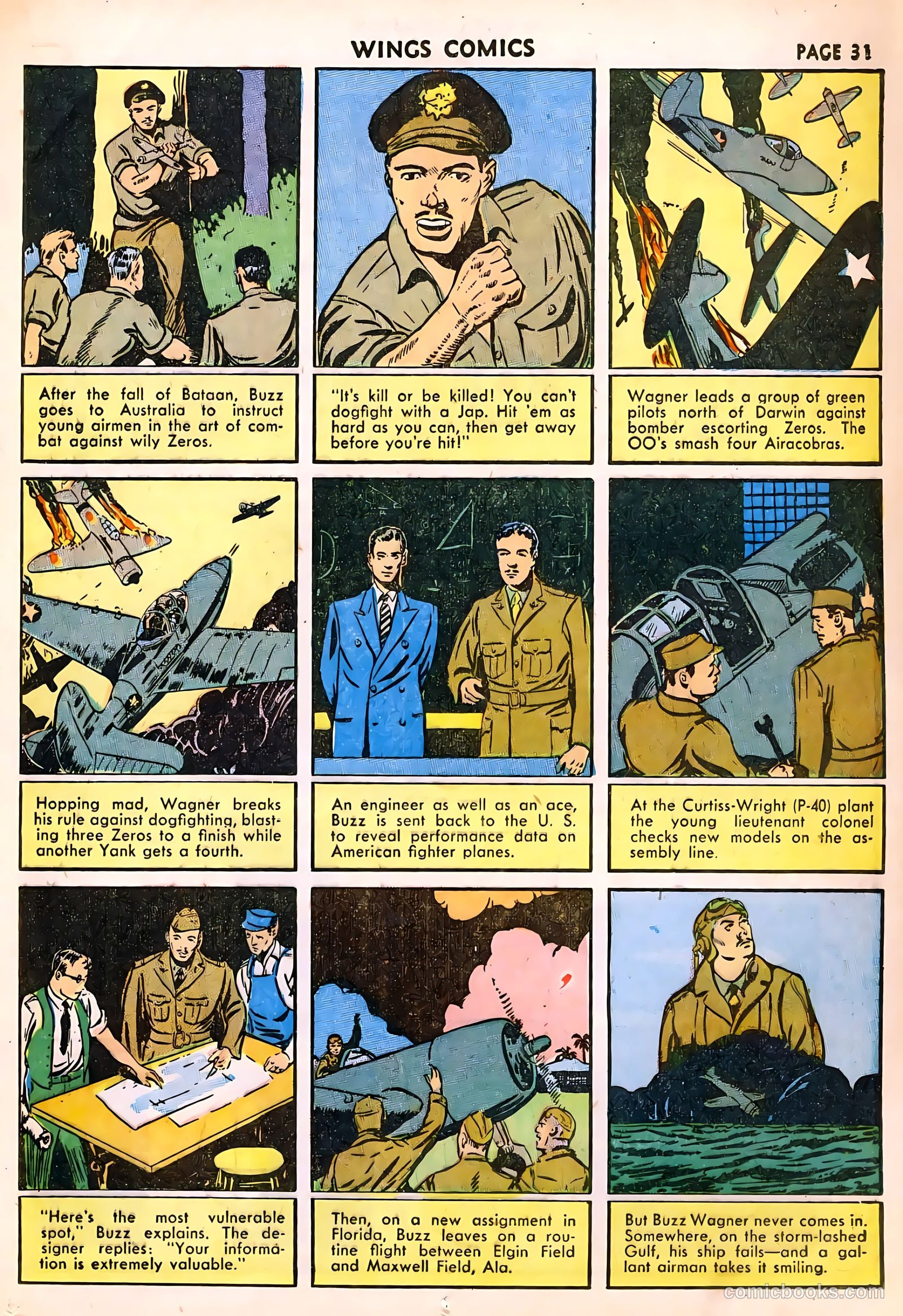 Wings Comics #32 — page 33 of 68