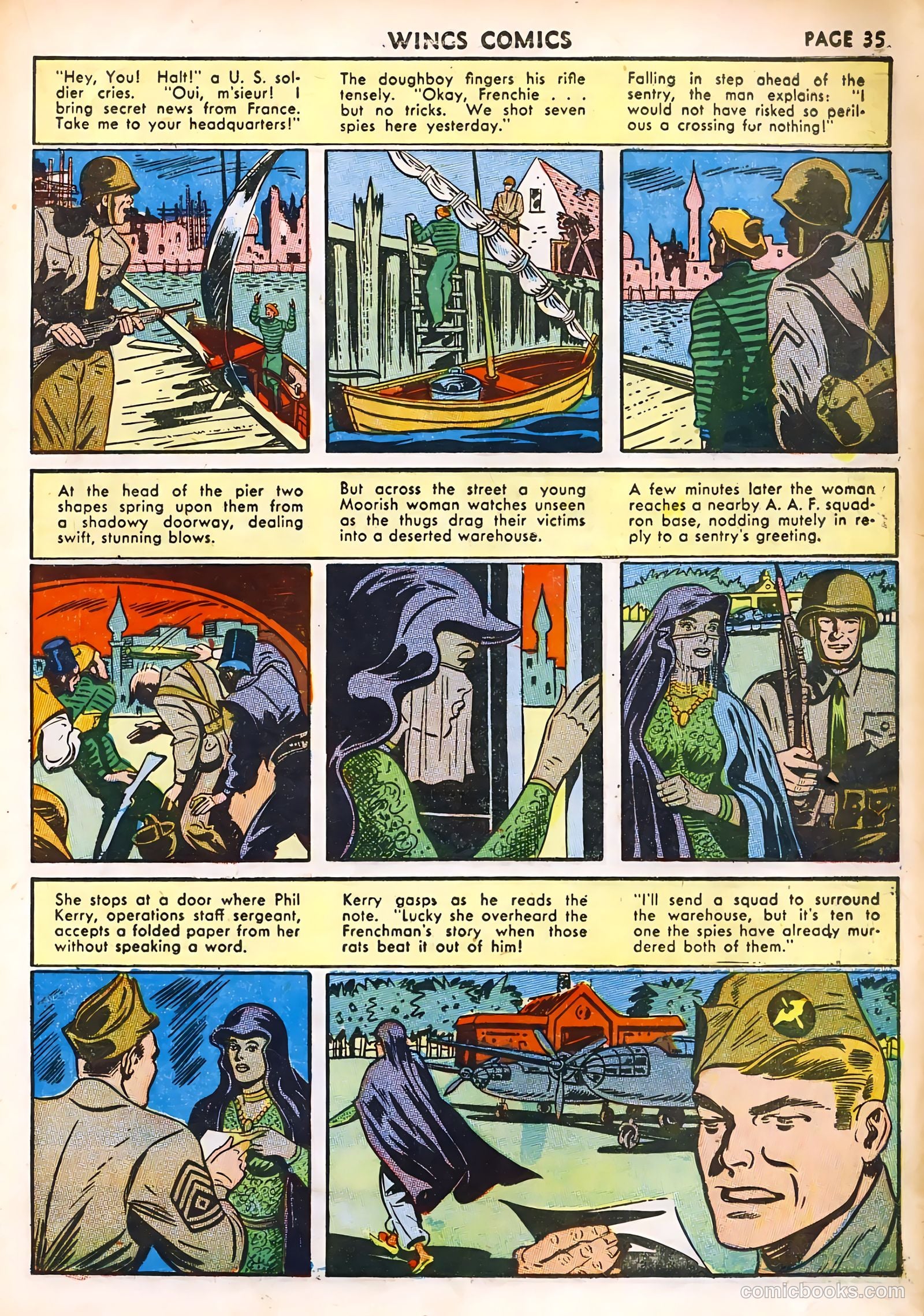 Wings Comics #32 — page 37 of 68