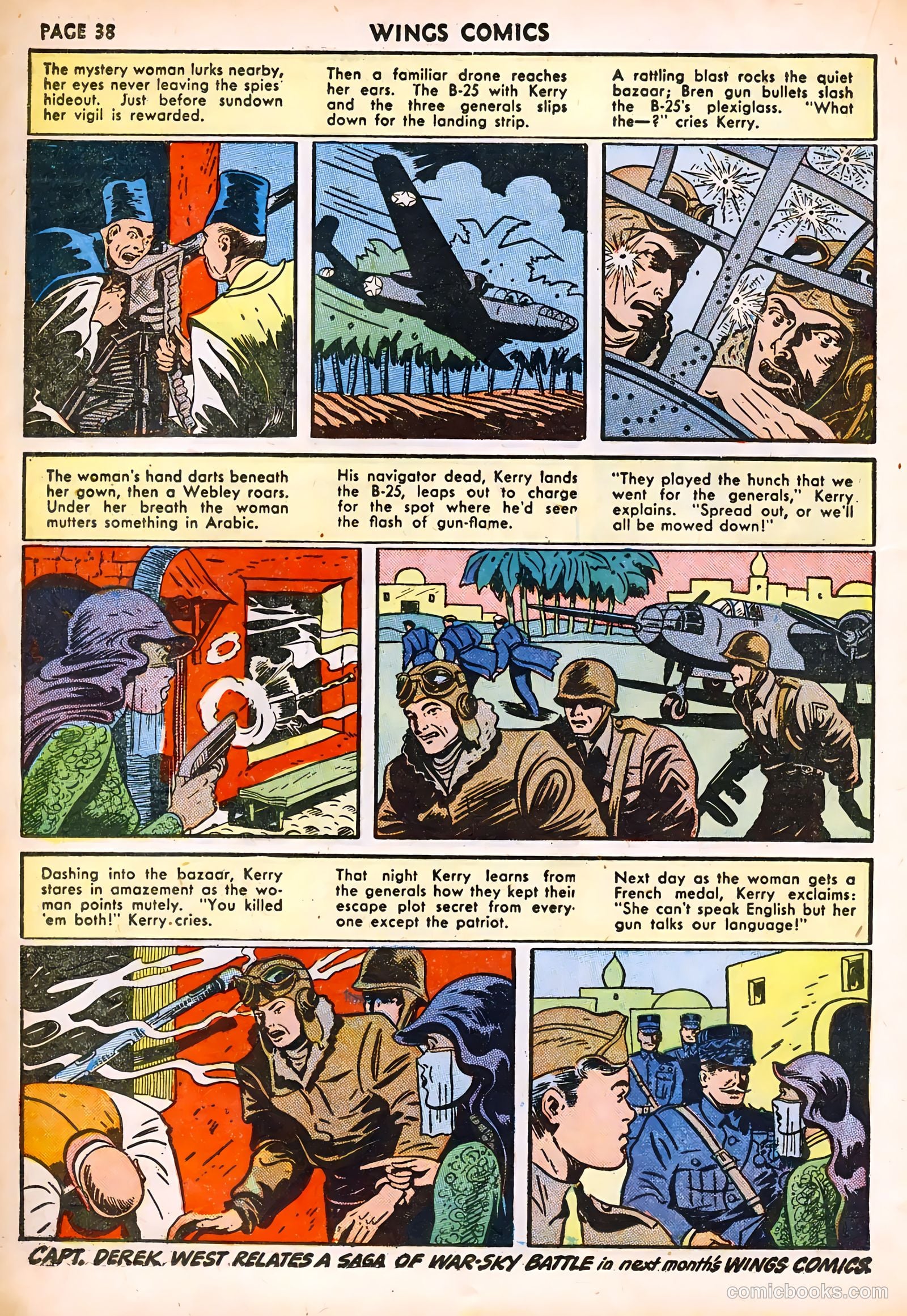 Wings Comics #32 — page 40 of 68