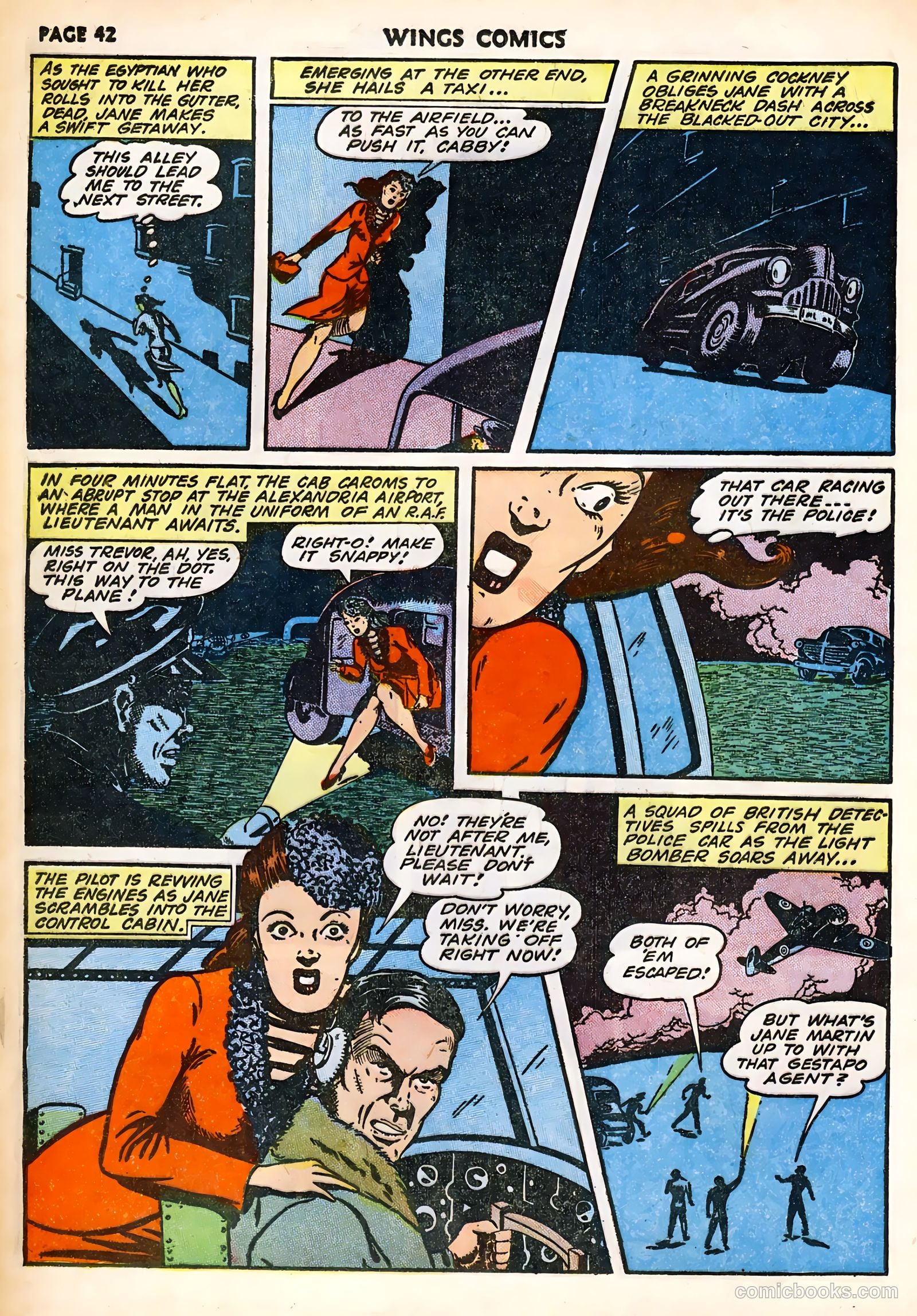 Wings Comics #32 — page 44 of 68