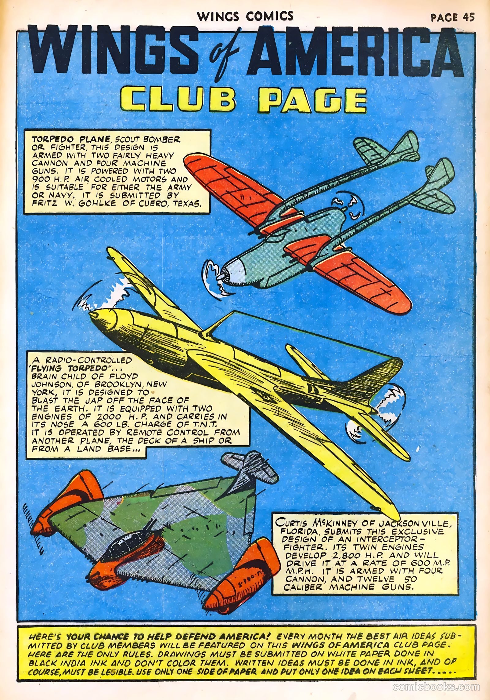 Wings Comics #32 — page 47 of 68