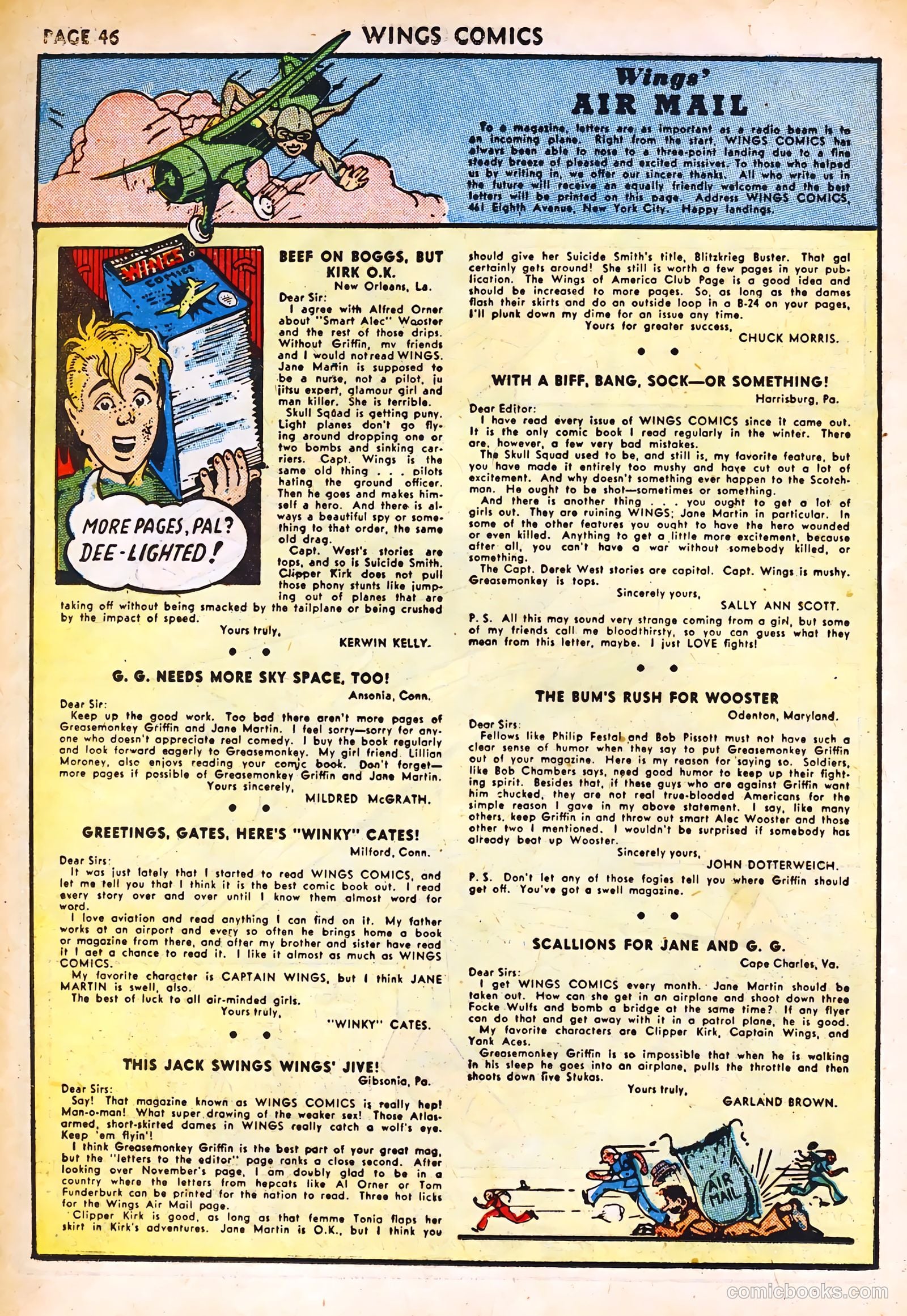 Wings Comics #32 — page 48 of 68