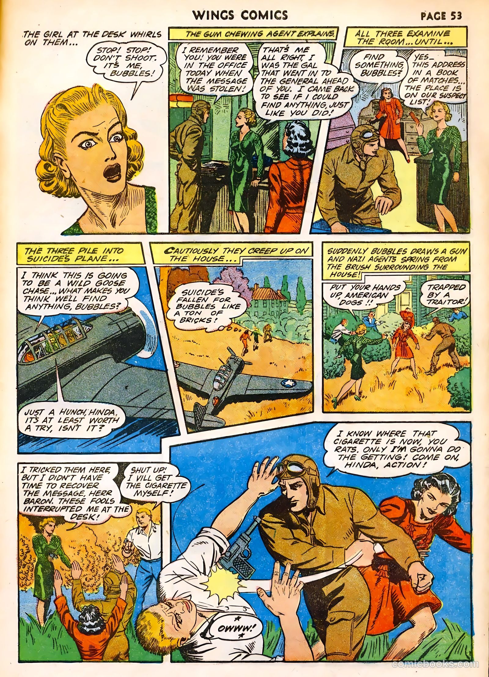 Wings Comics #32 — page 55 of 68