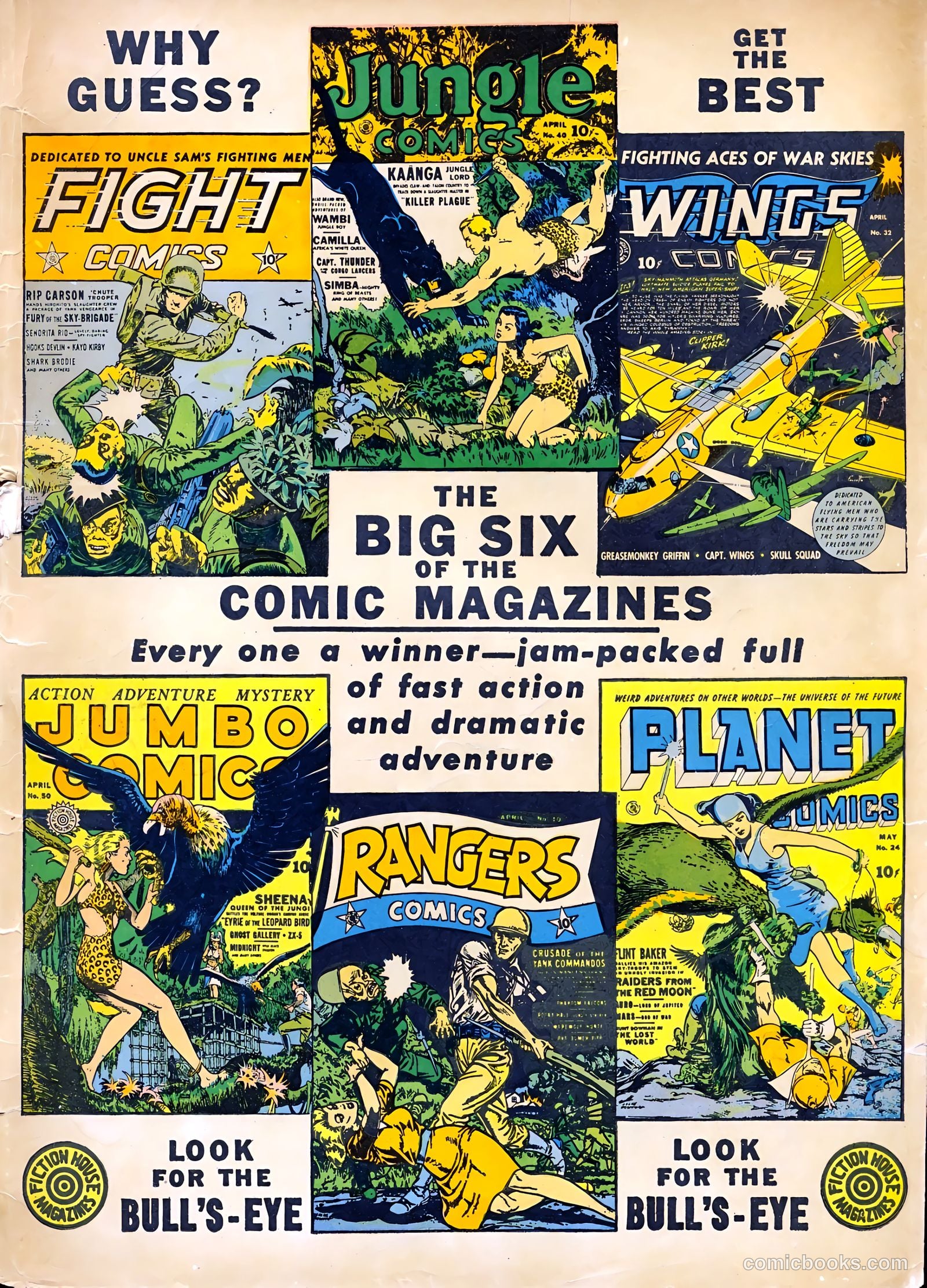 Wings Comics #32 — page 67 of 68