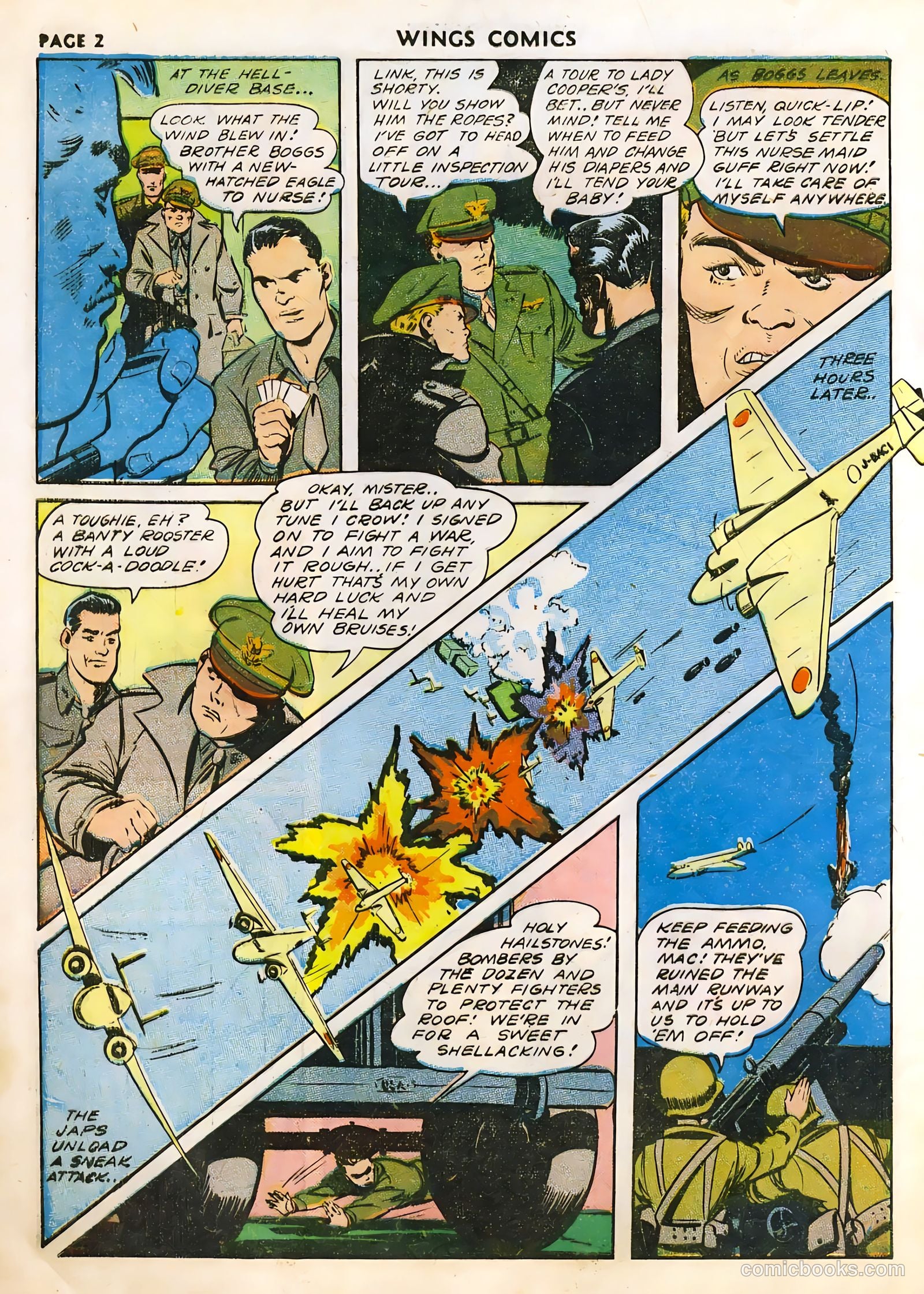 Wings Comics #33 — page 4 of 68