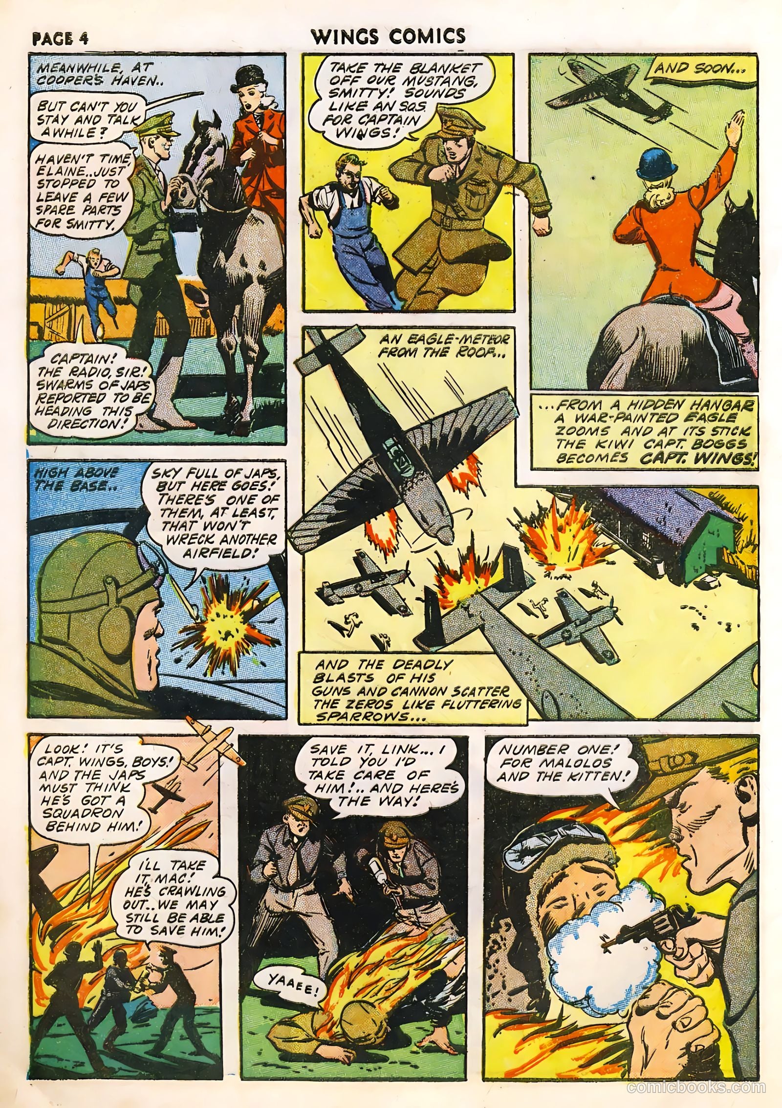 Wings Comics #33 — page 6 of 68