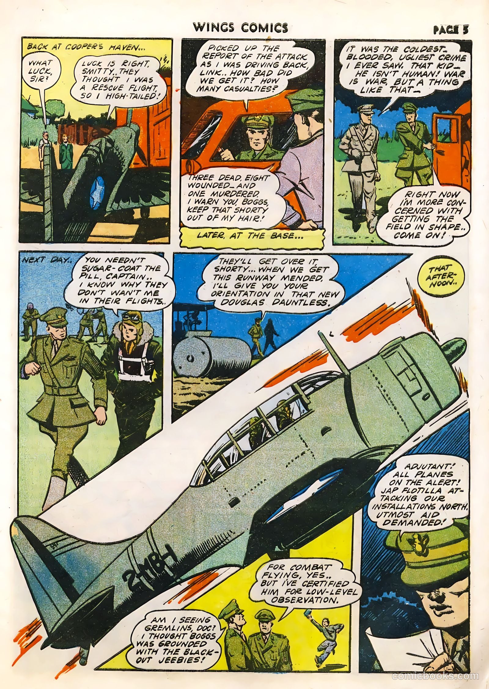 Wings Comics #33 — page 7 of 68