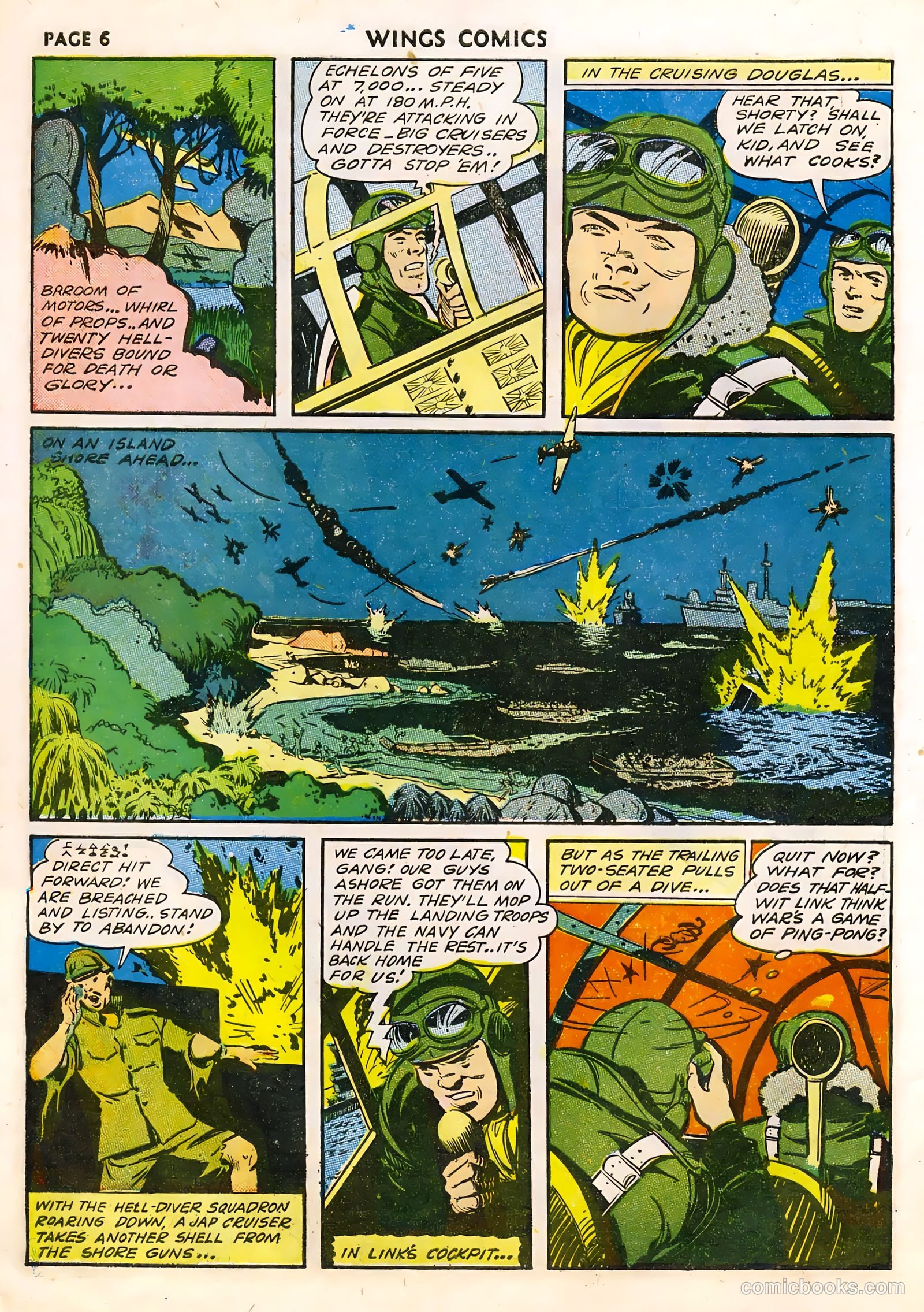 Wings Comics #33 — page 8 of 68