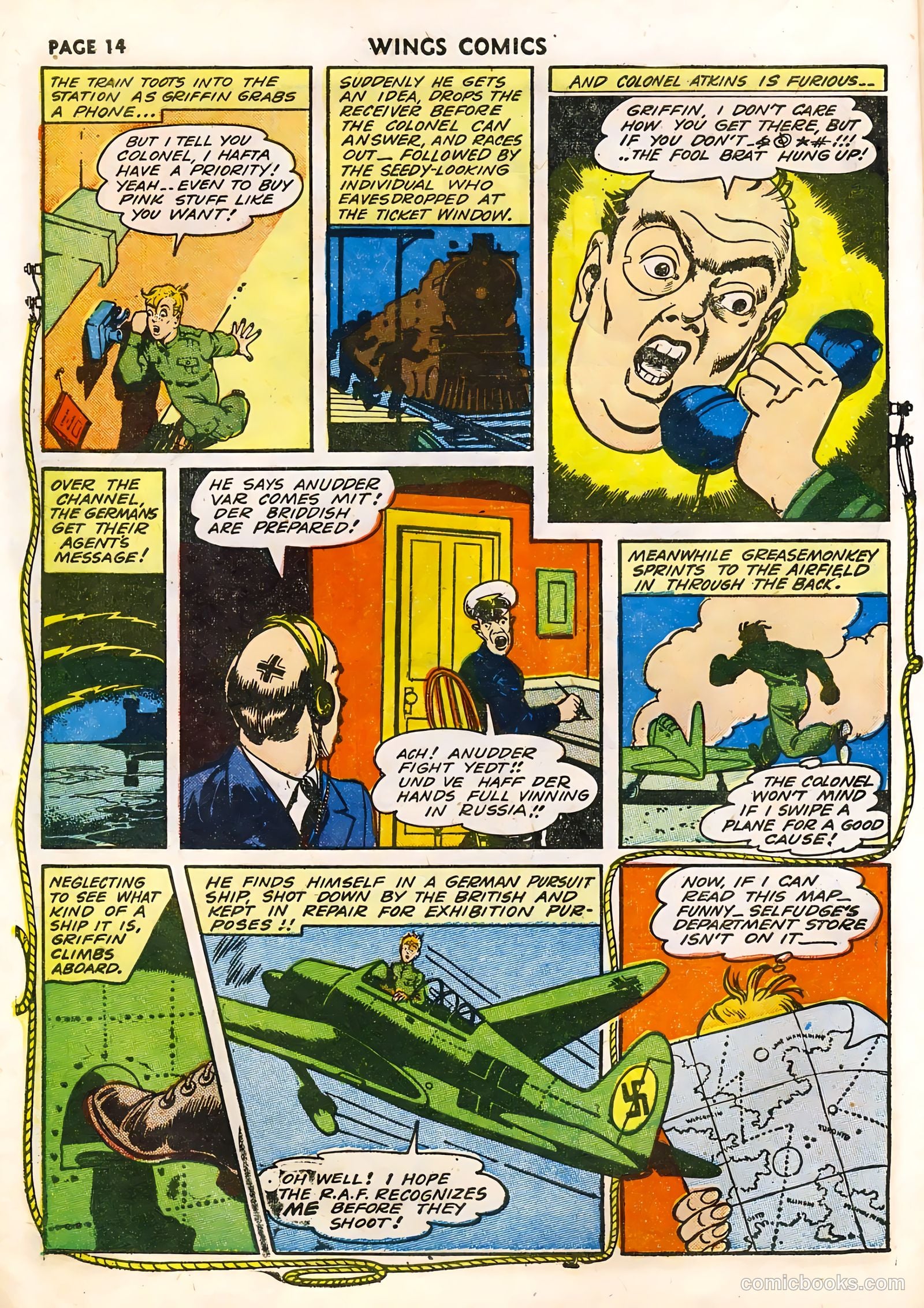 Wings Comics #33 — page 16 of 68