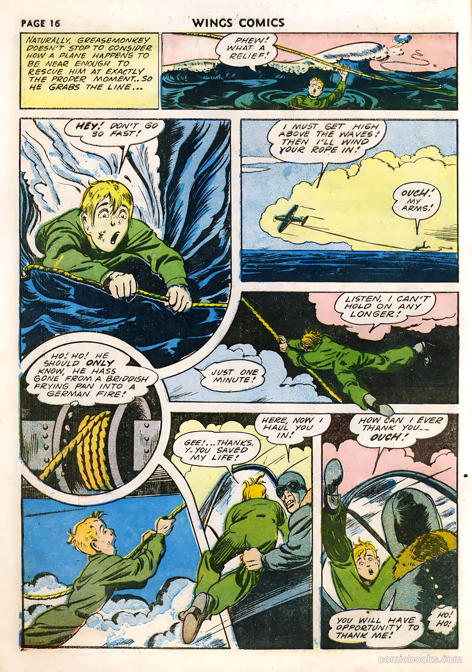Wings Comics #33 — page 18 of 68