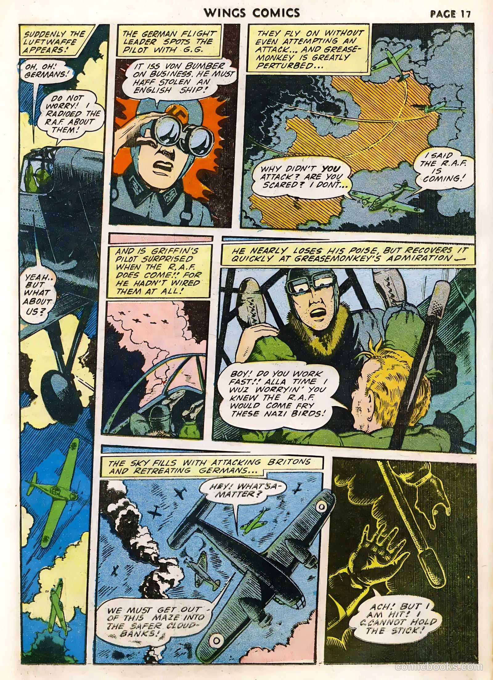 Wings Comics #33 — page 19 of 68