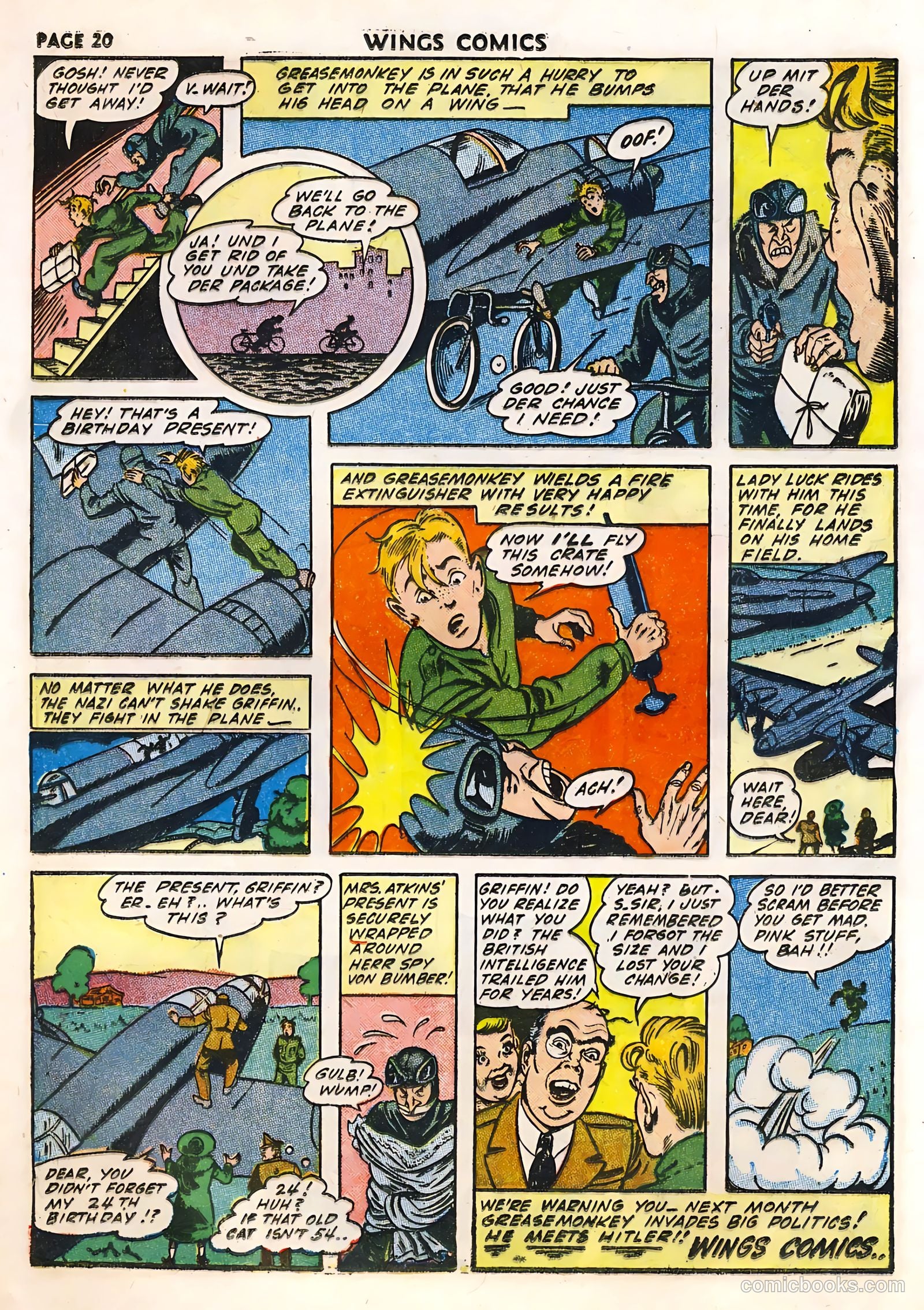 Wings Comics #33 — page 22 of 68