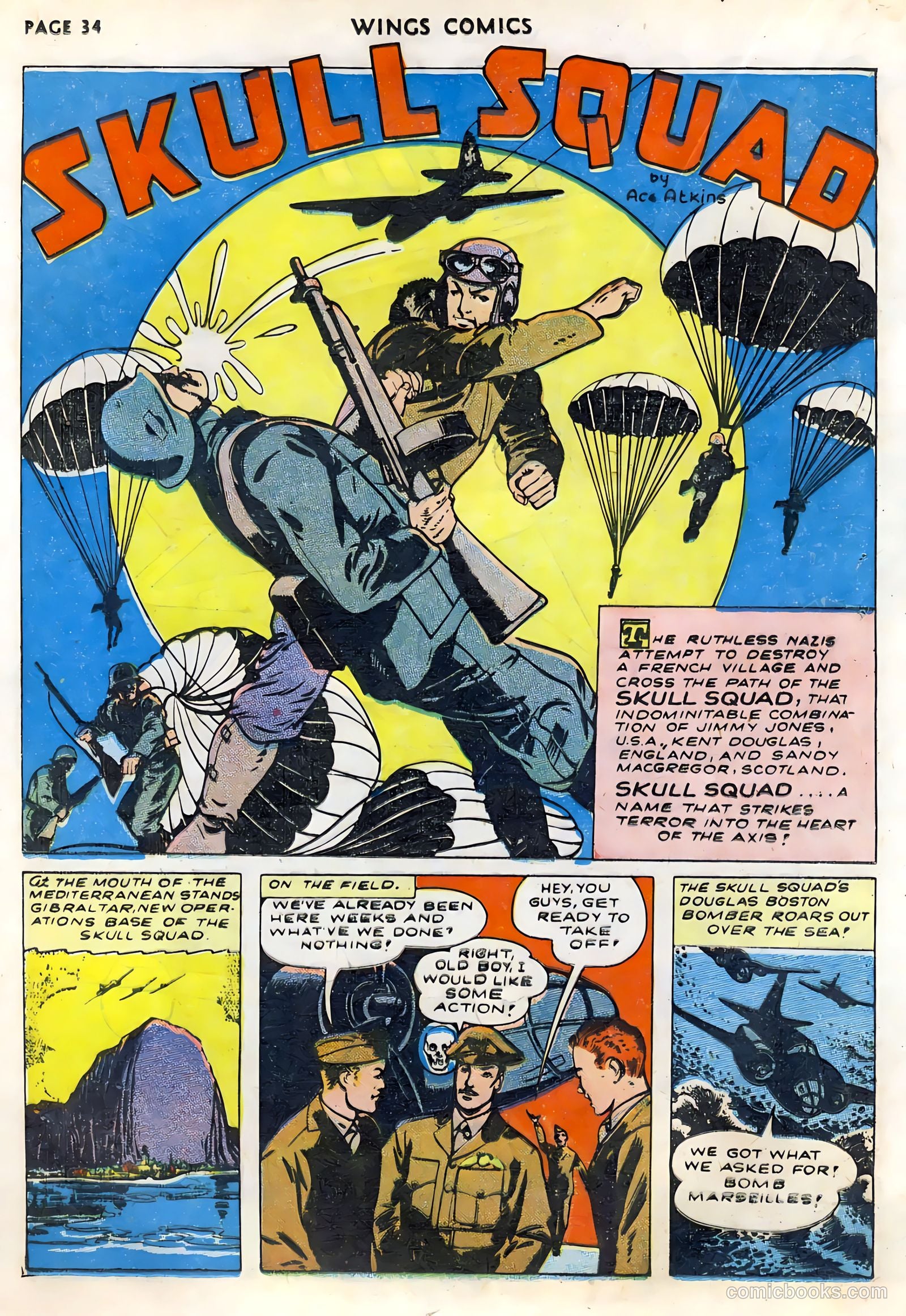Wings Comics #33 — page 36 of 68