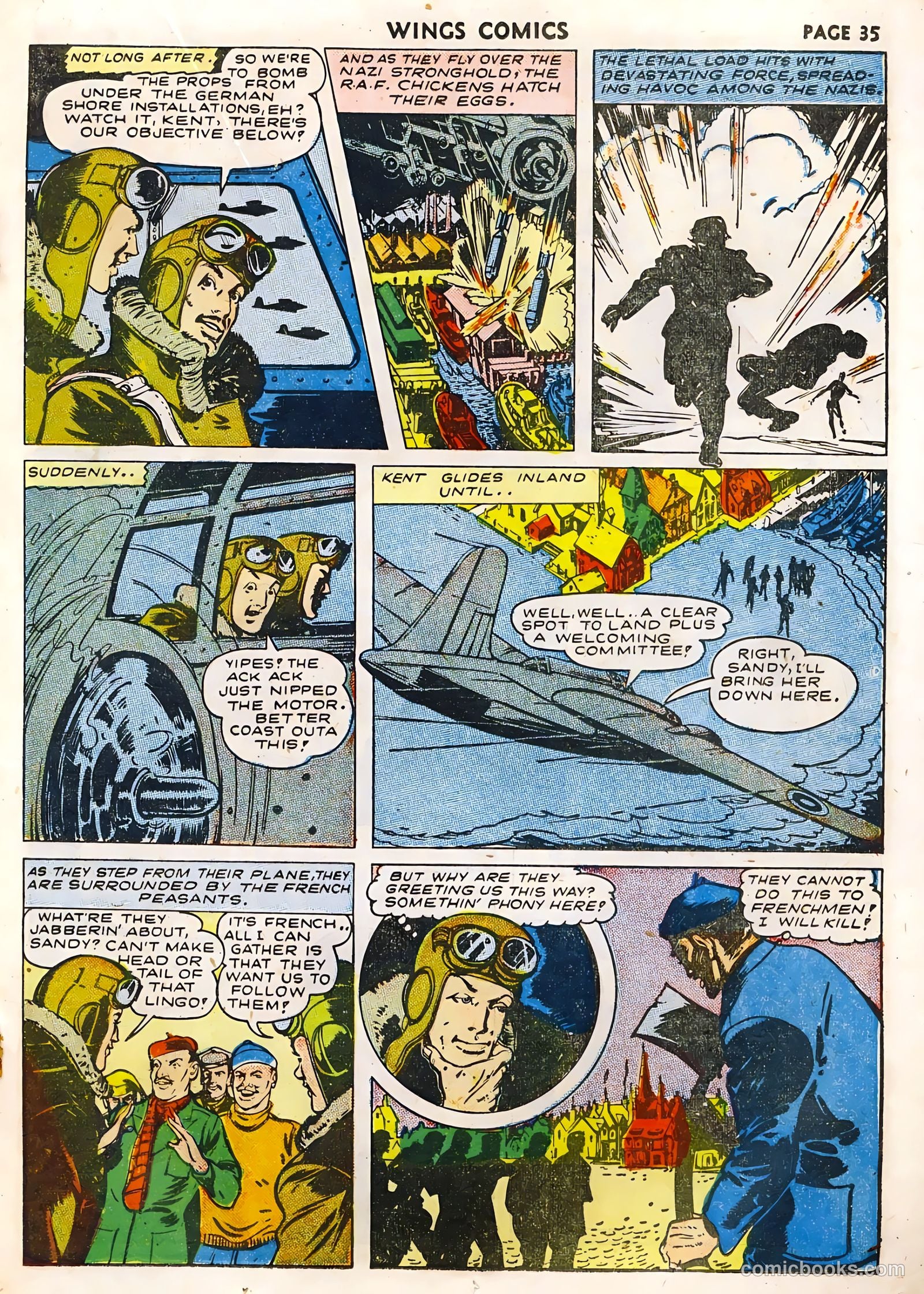Wings Comics #33 — page 37 of 68