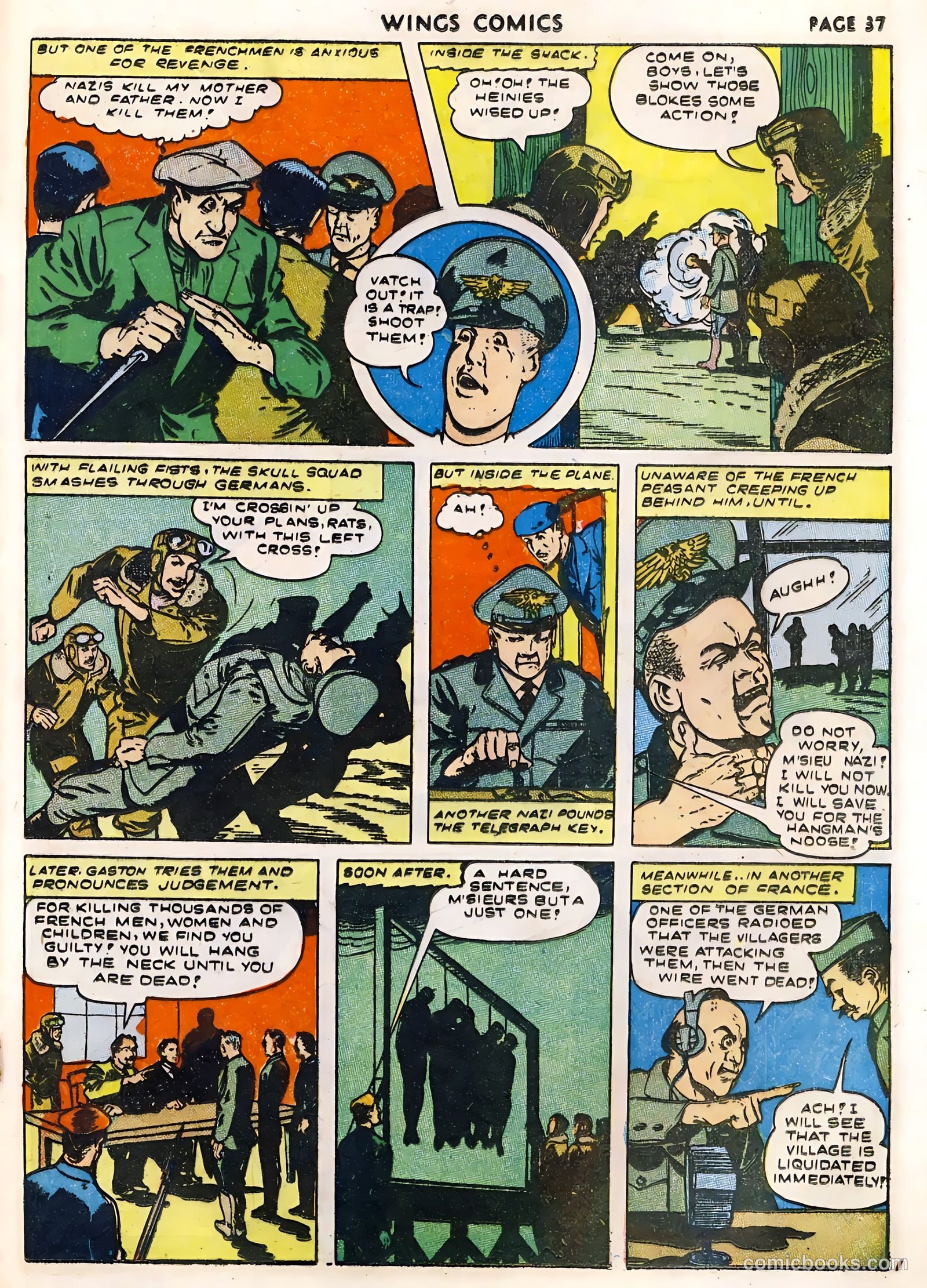 Wings Comics #33 — page 39 of 68
