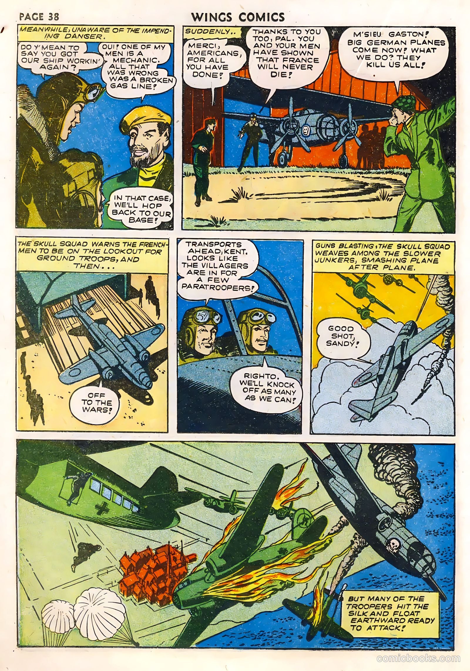 Wings Comics #33 — page 40 of 68