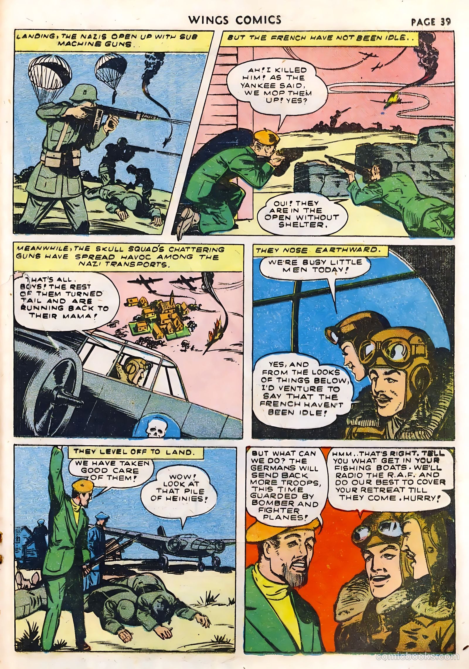 Wings Comics #33 — page 41 of 68