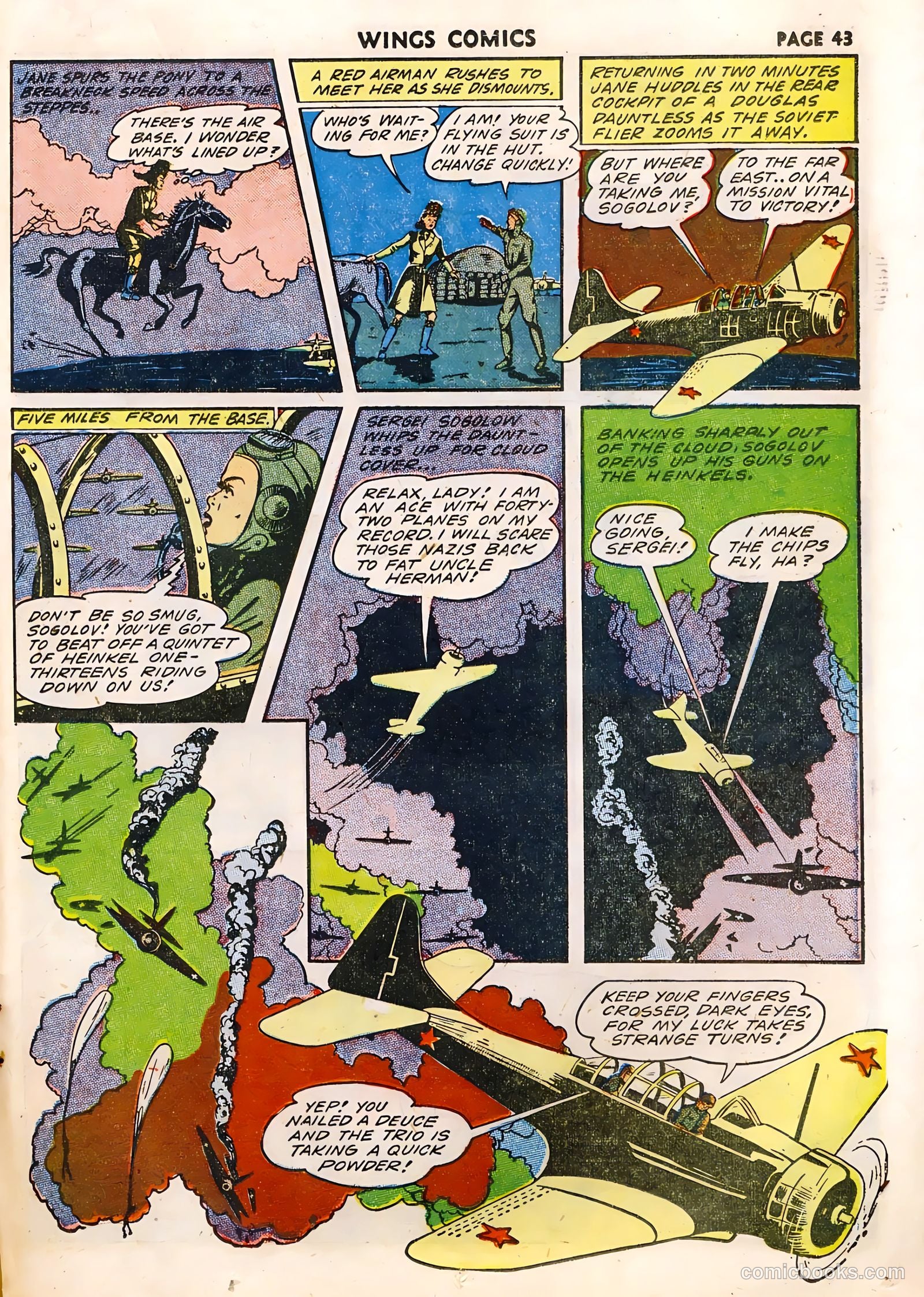 Wings Comics #33 — page 45 of 68