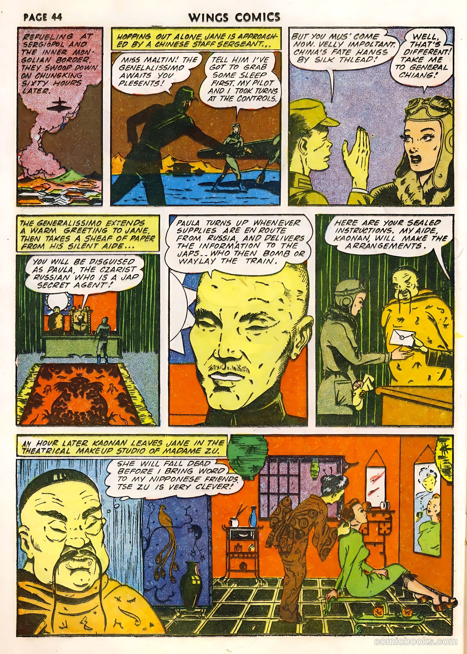 Wings Comics #33 — page 46 of 68