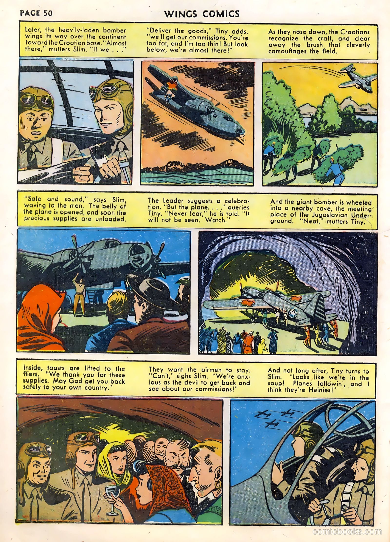 Wings Comics #33 — page 52 of 68