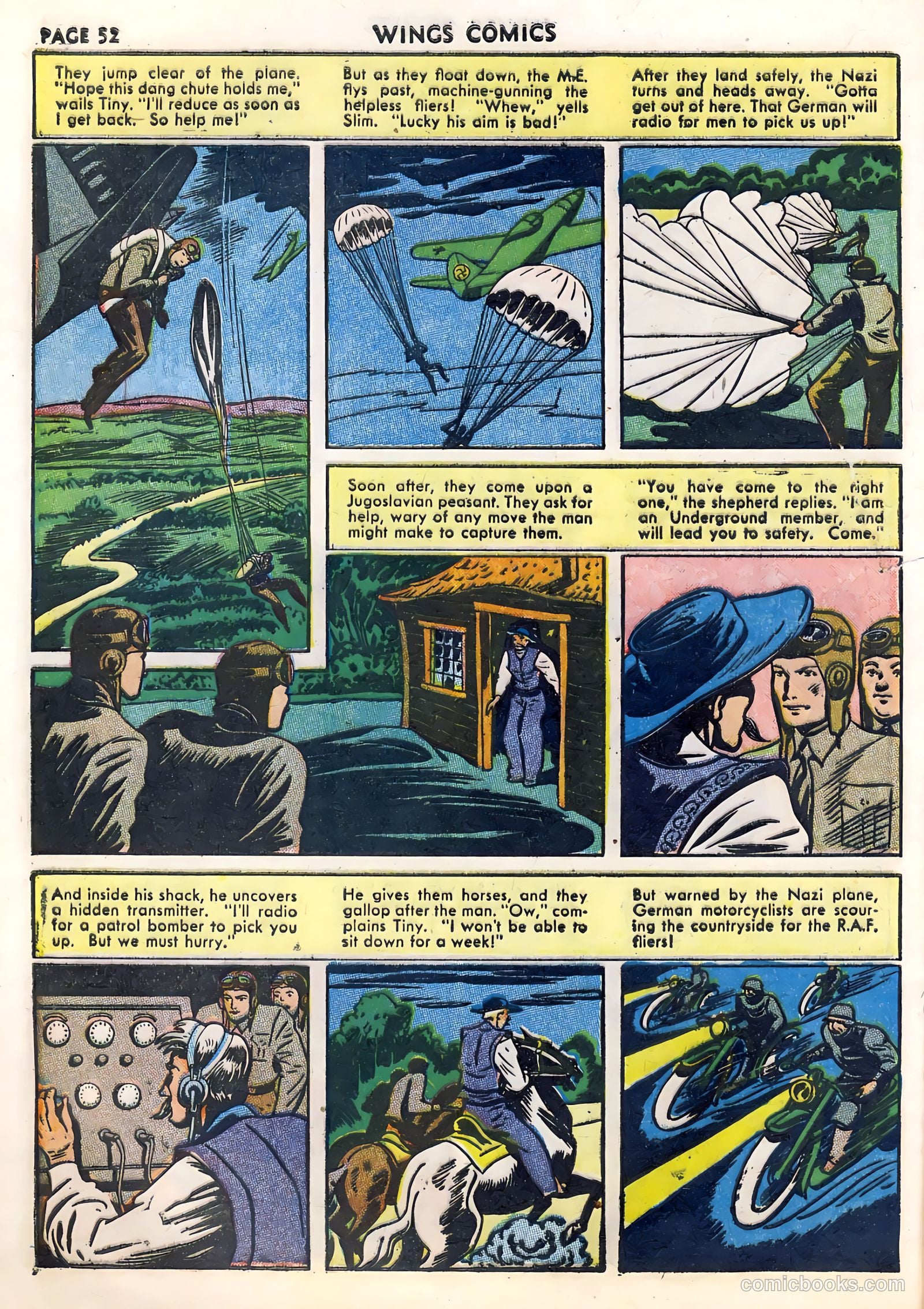 Wings Comics #33 — page 54 of 68