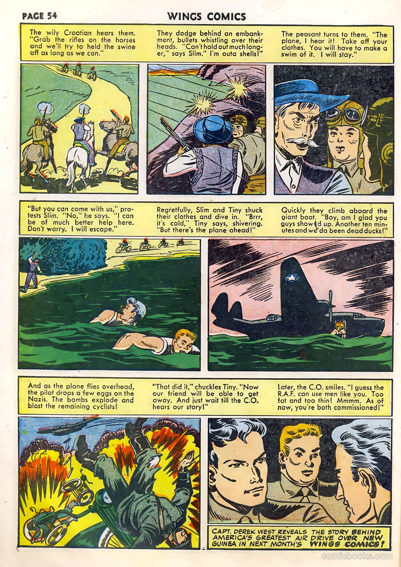 Wings Comics #33 — page 56 of 68