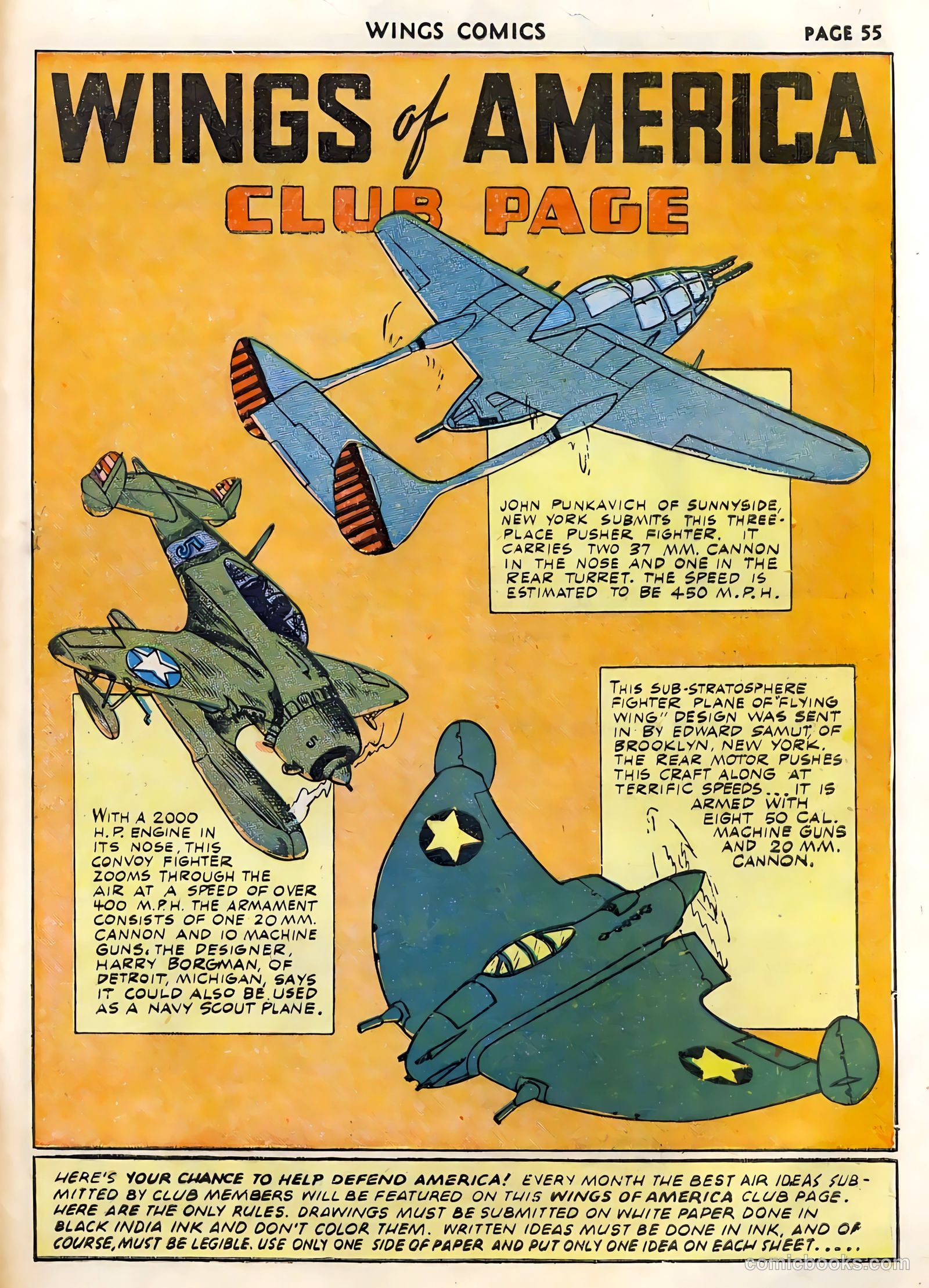Wings Comics #33 — page 57 of 68