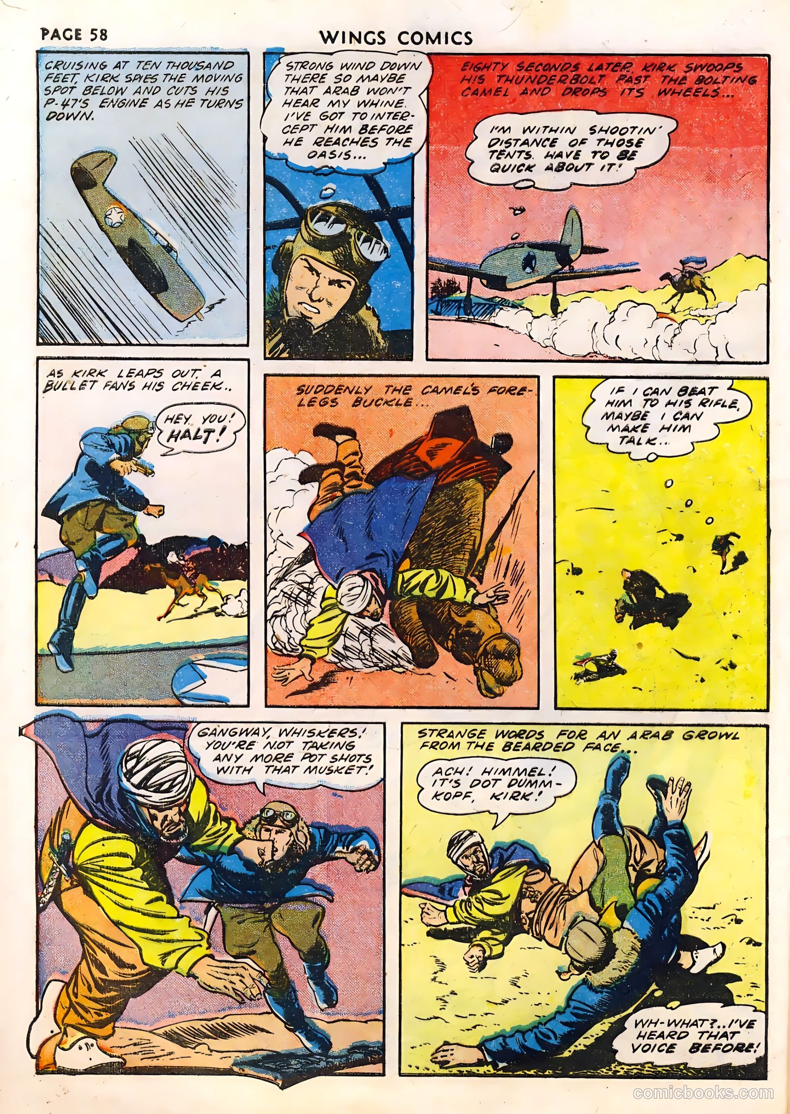 Wings Comics #33 — page 60 of 68