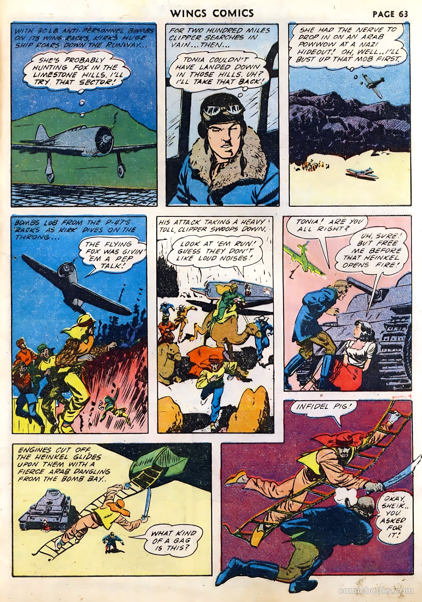 Wings Comics #33 — page 65 of 68