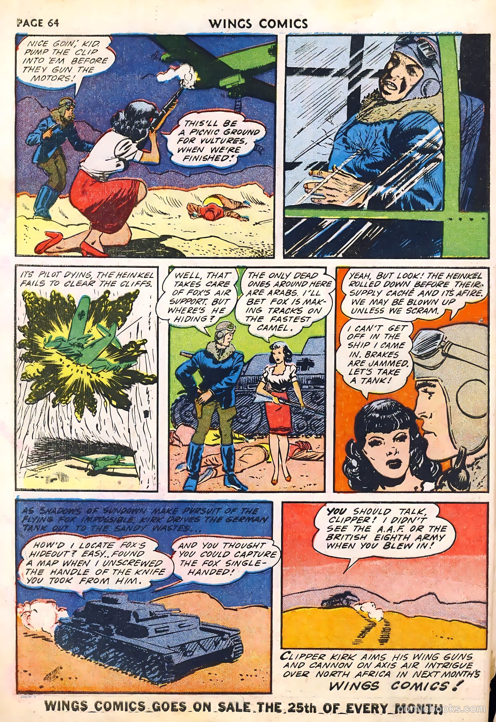 Wings Comics #33 — page 66 of 68