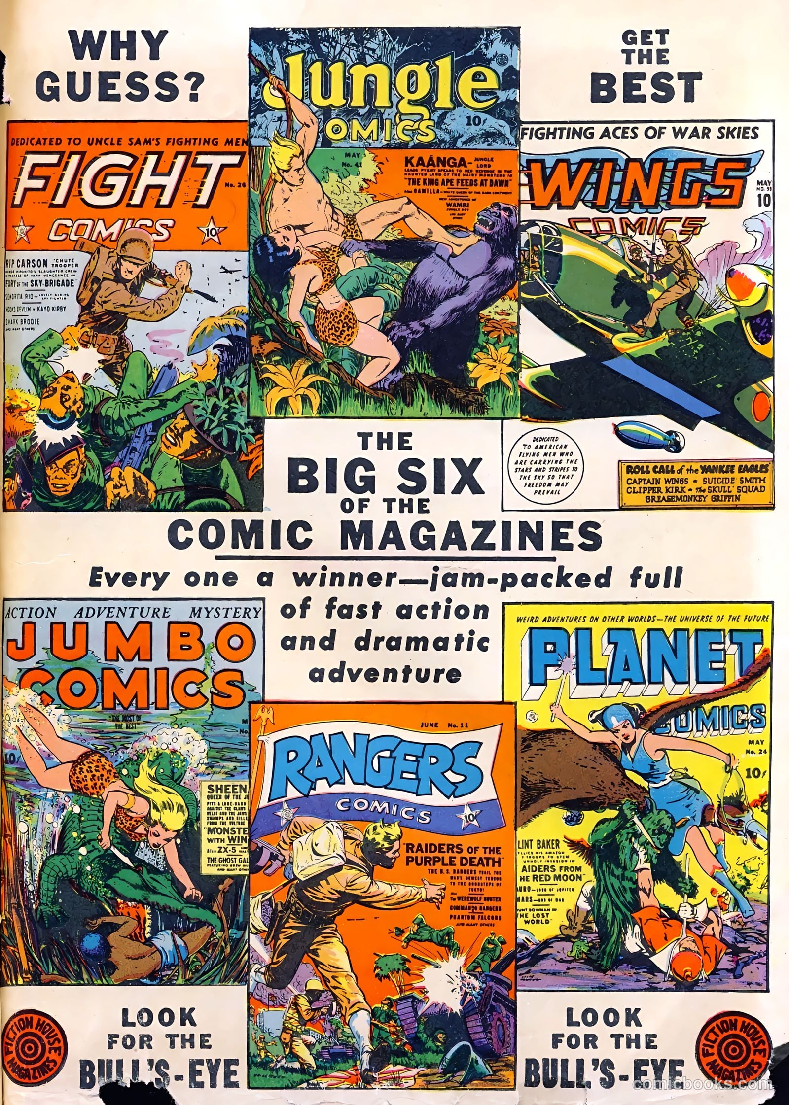 Wings Comics #33 — page 67 of 68