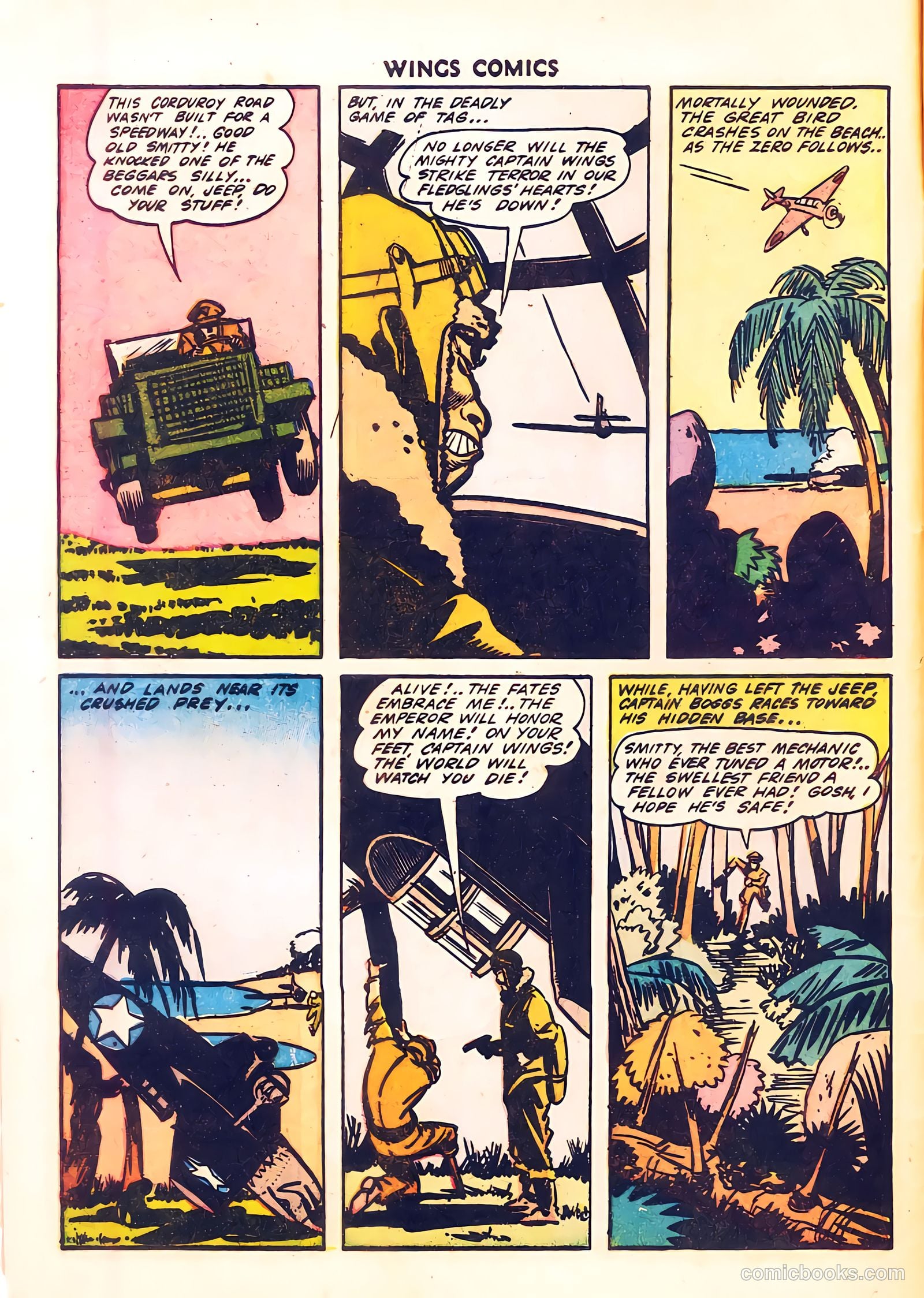 Wings Comics #34 — page 6 of 59
