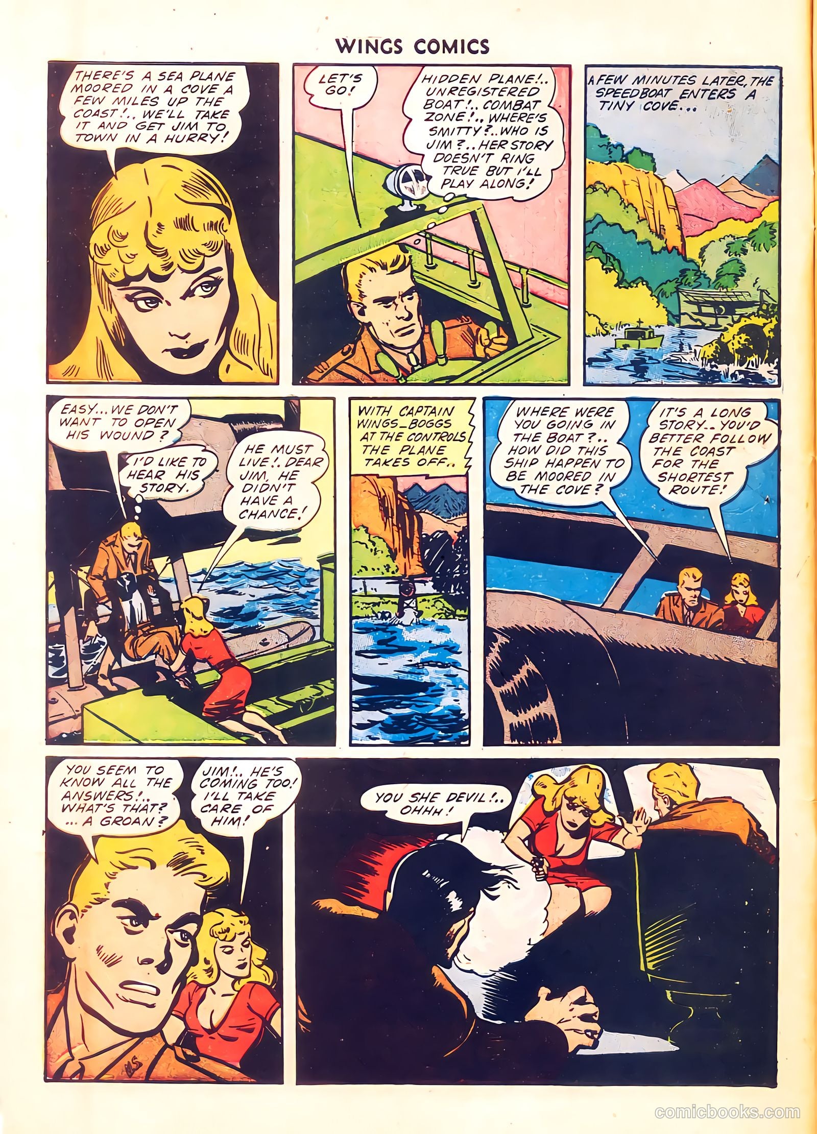 Wings Comics #34 — page 8 of 59