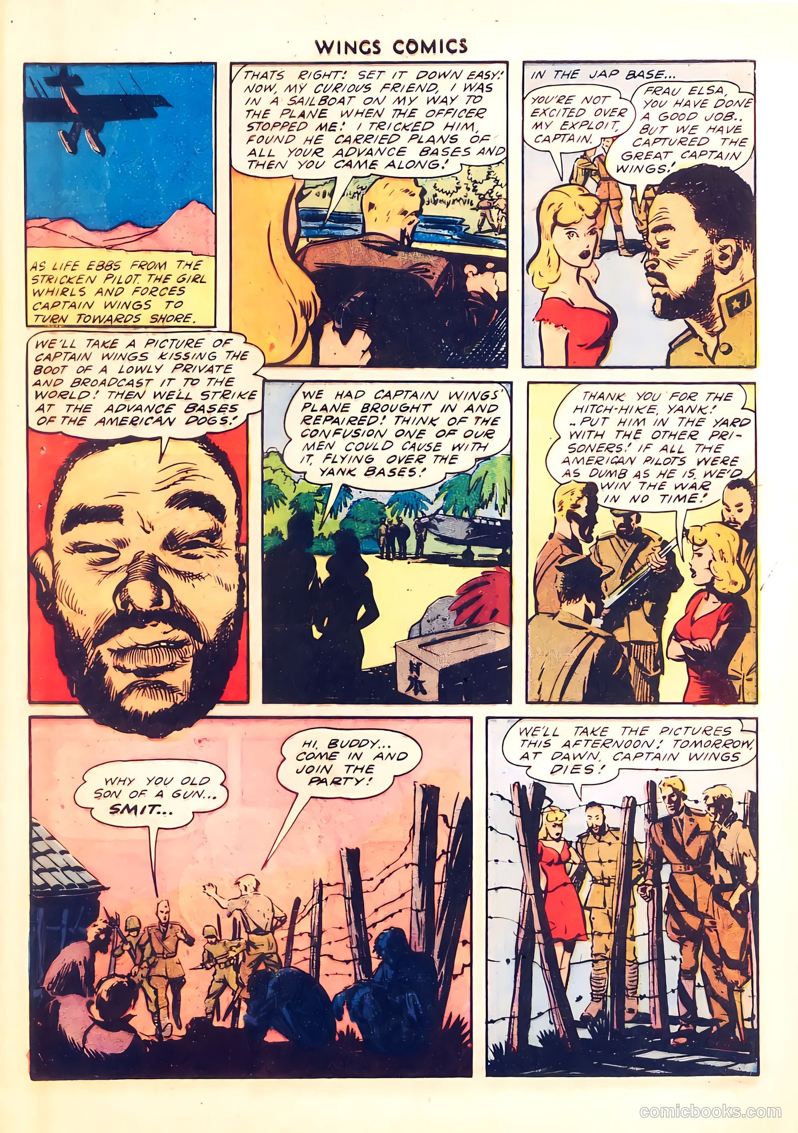 Wings Comics #34 — page 9 of 59