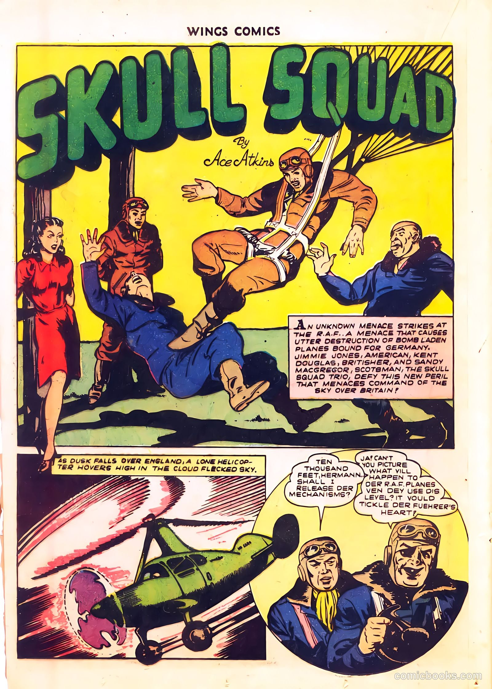 Wings Comics #34 — page 35 of 59