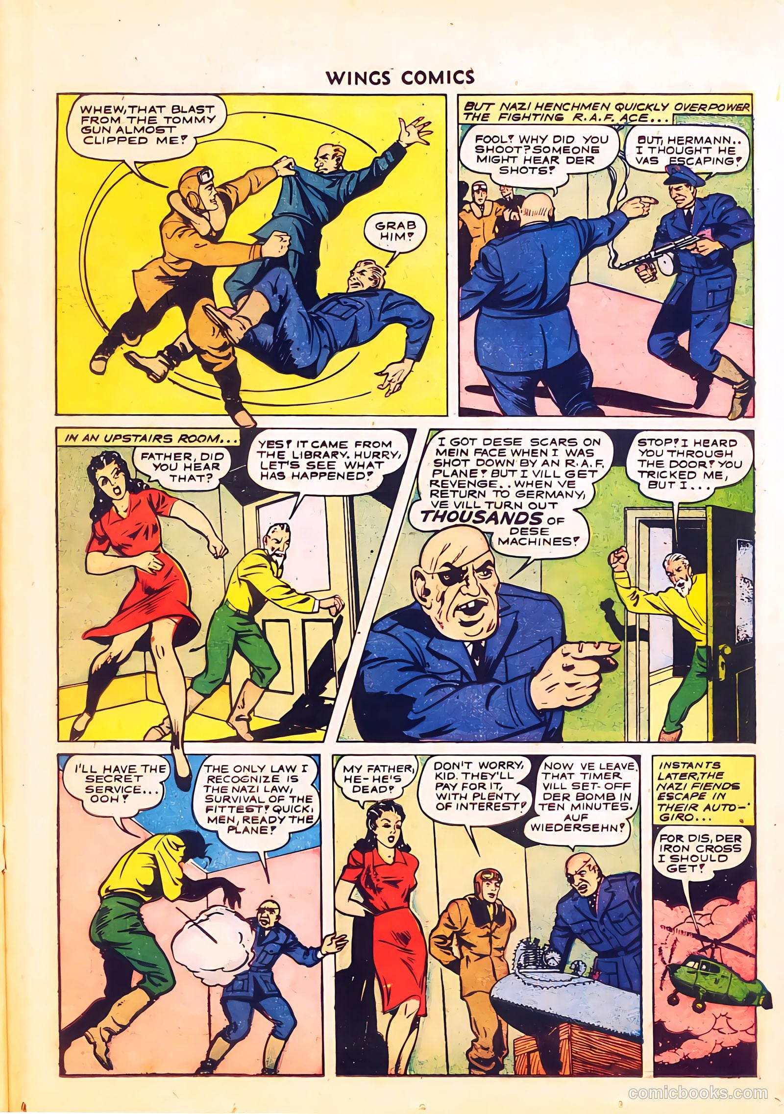 Wings Comics #34 — page 40 of 59