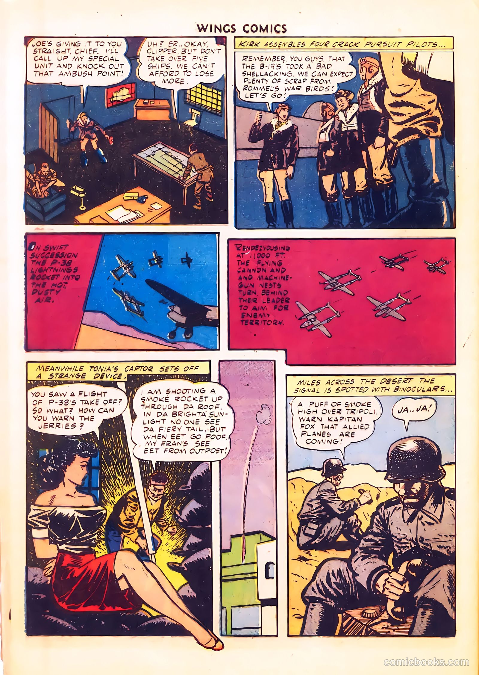 Wings Comics #34 — page 53 of 59