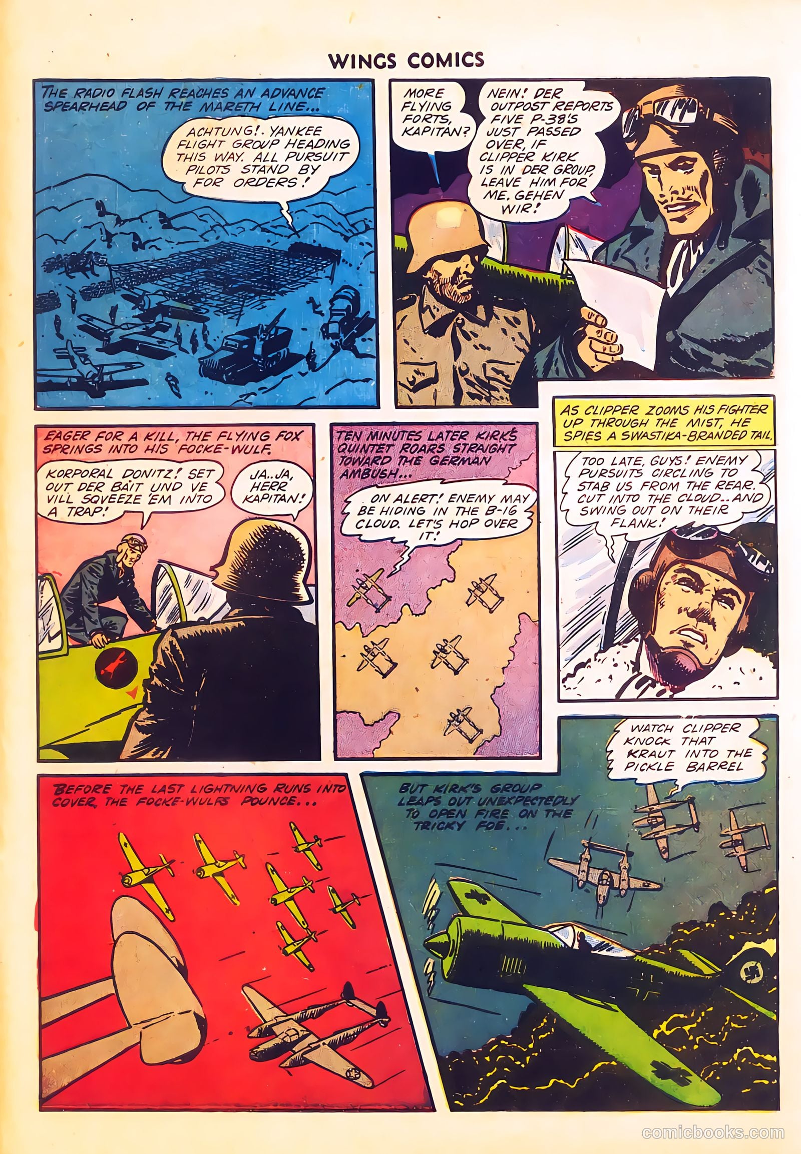 Wings Comics #34 — page 54 of 59