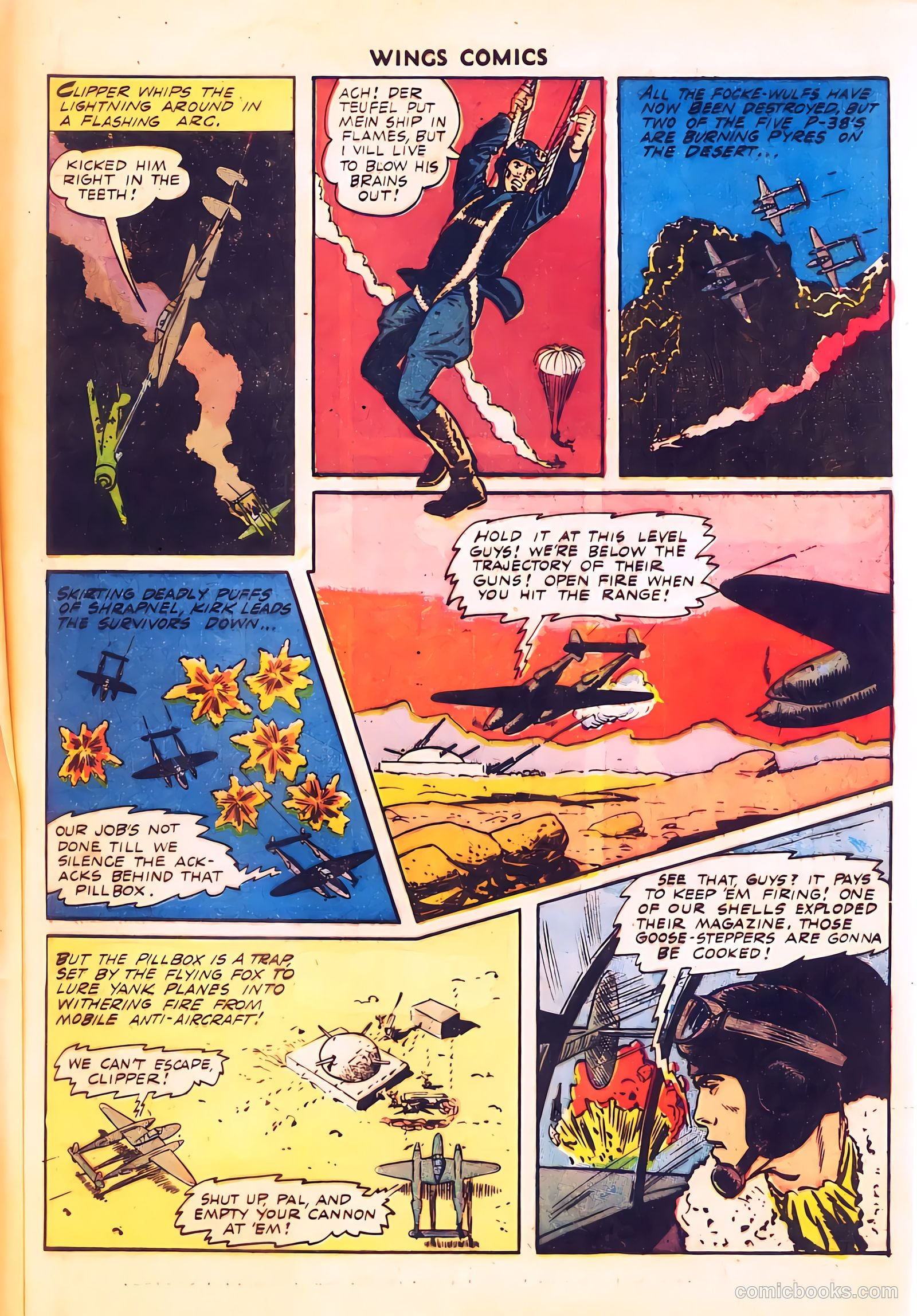 Wings Comics #34 — page 56 of 59