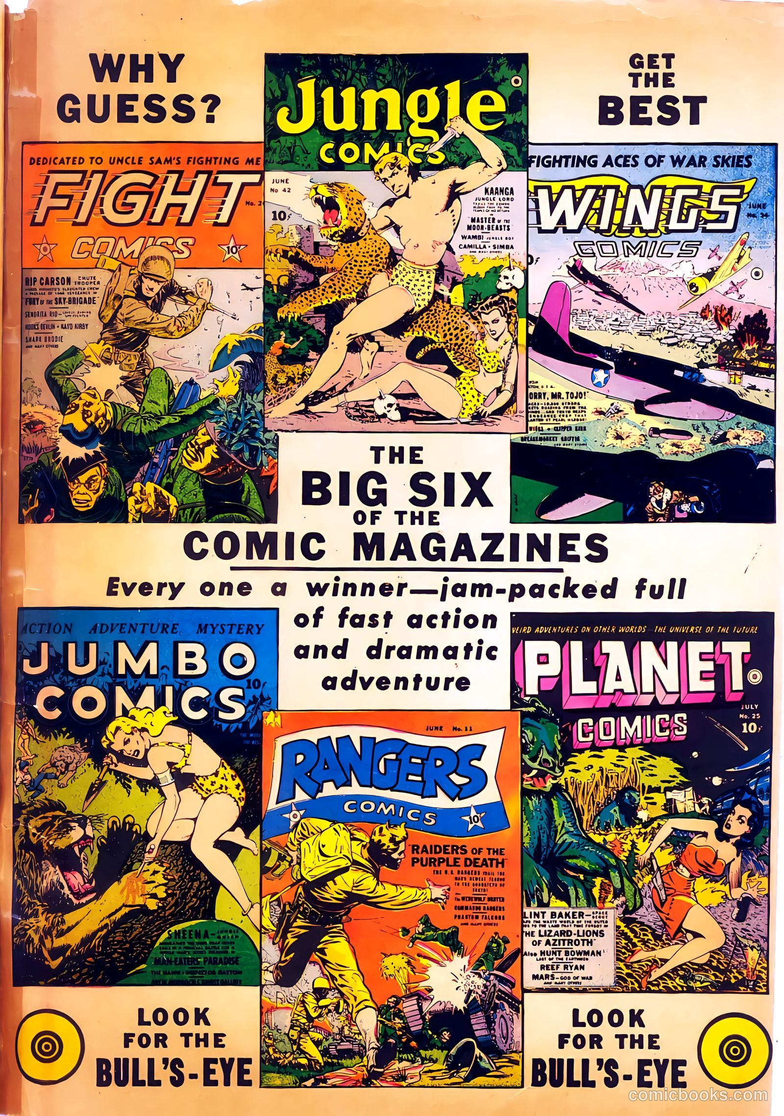 Wings Comics #34 — page 58 of 59