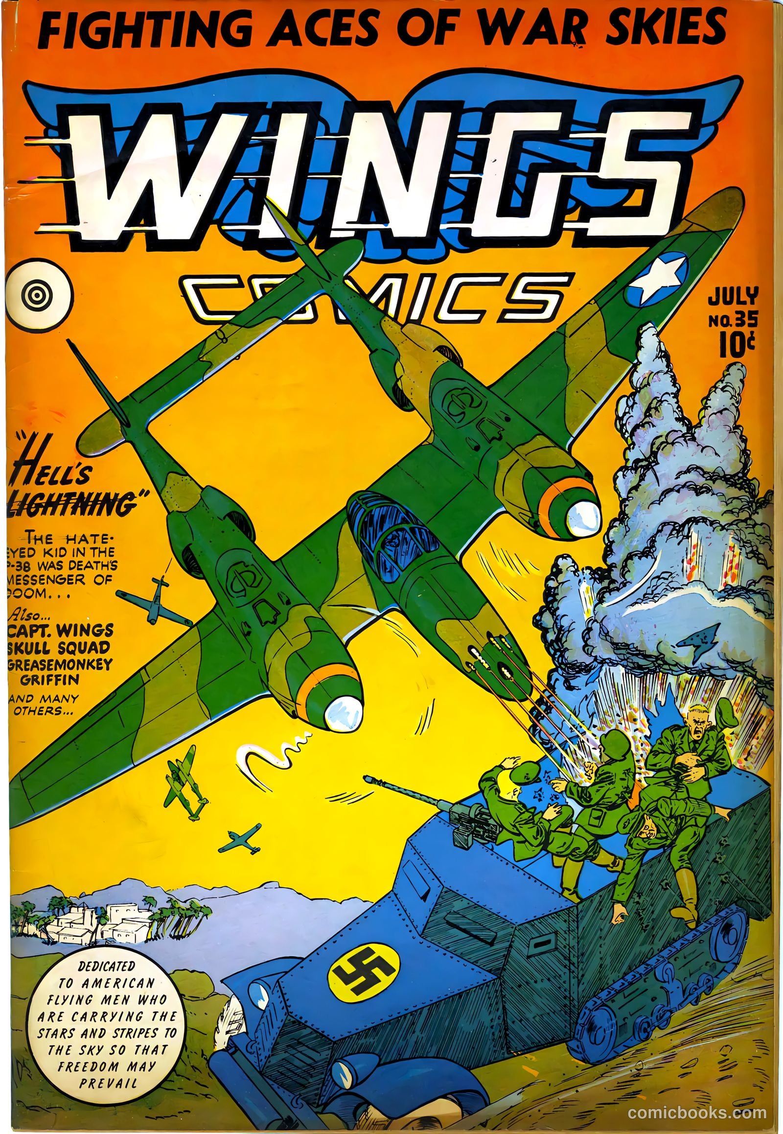 Wings Comics #35 — page 1 of 60