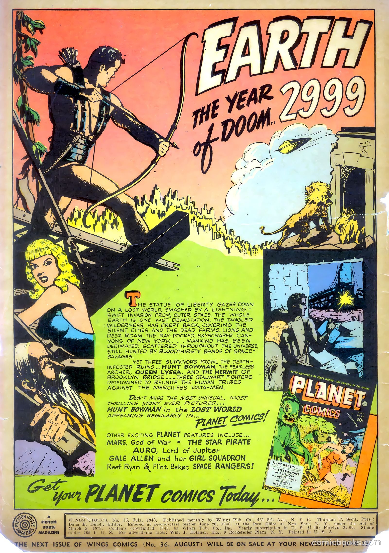 Wings Comics #35 — page 2 of 60